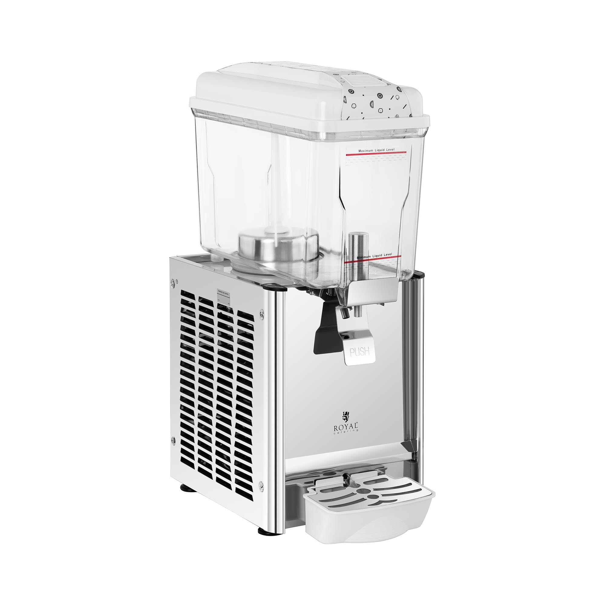 Royal Catering Saftspender - 12 L - Kühl- und Rührsystem