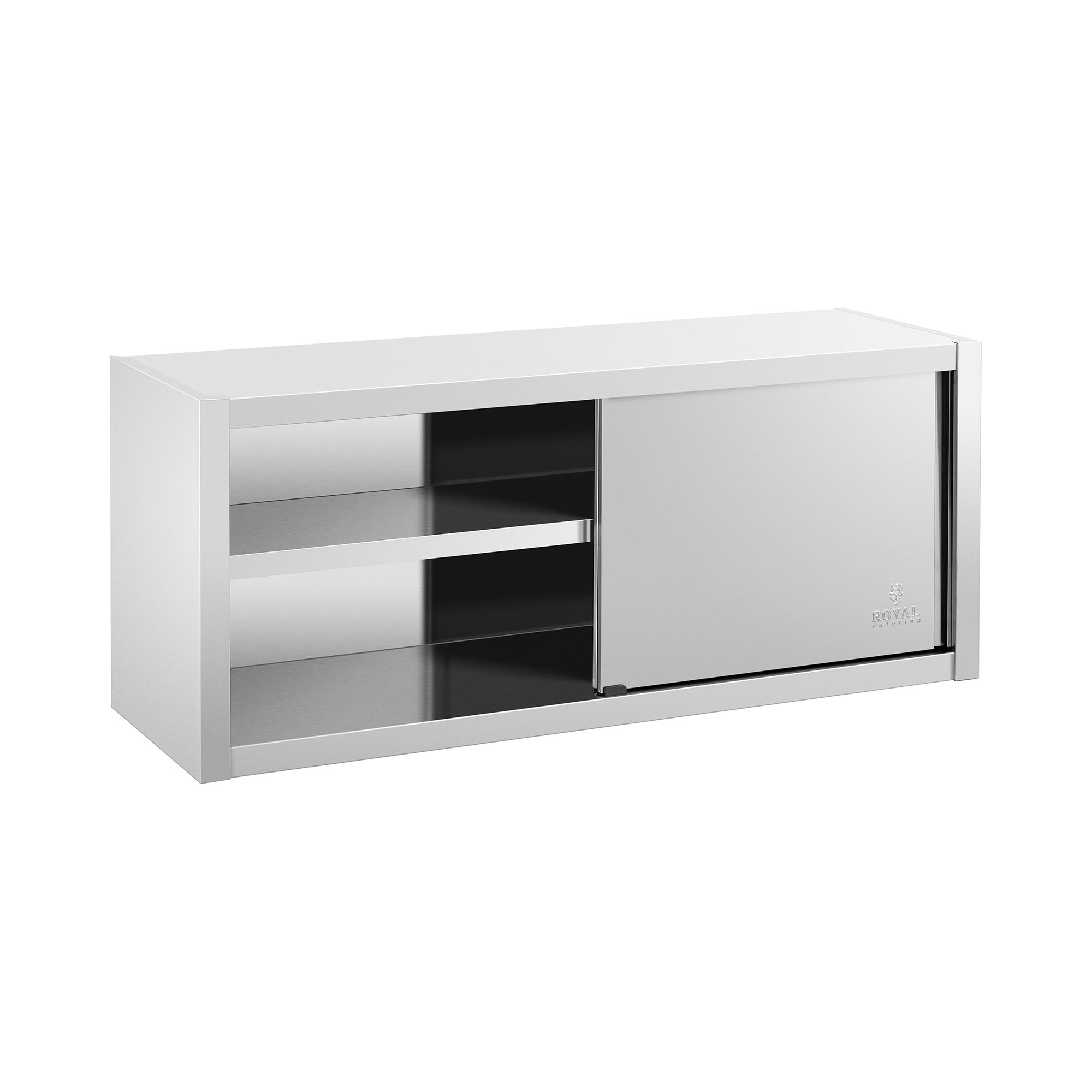 Royal Catering Edelstahl Hängeschrank - 140 x 45 cm