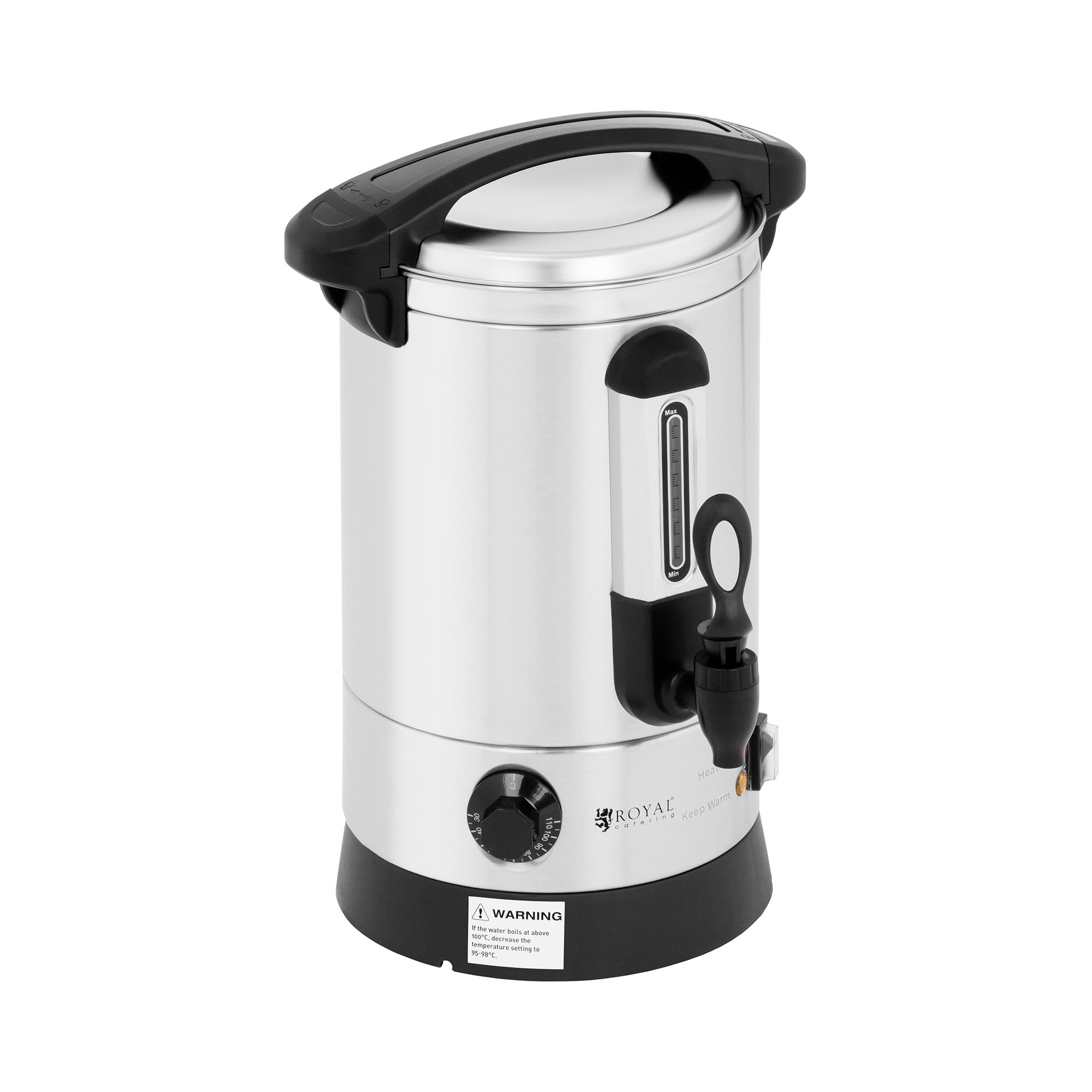 Royal Catering Wasserkocher - 6,5 L - 1.500 W - doppelwandig