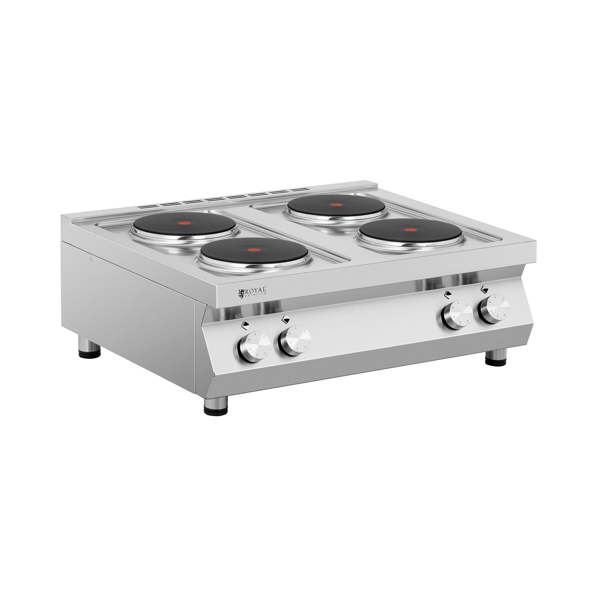 Royal Catering Elektroherd Gastro - 10.400 W - 4 Platten
