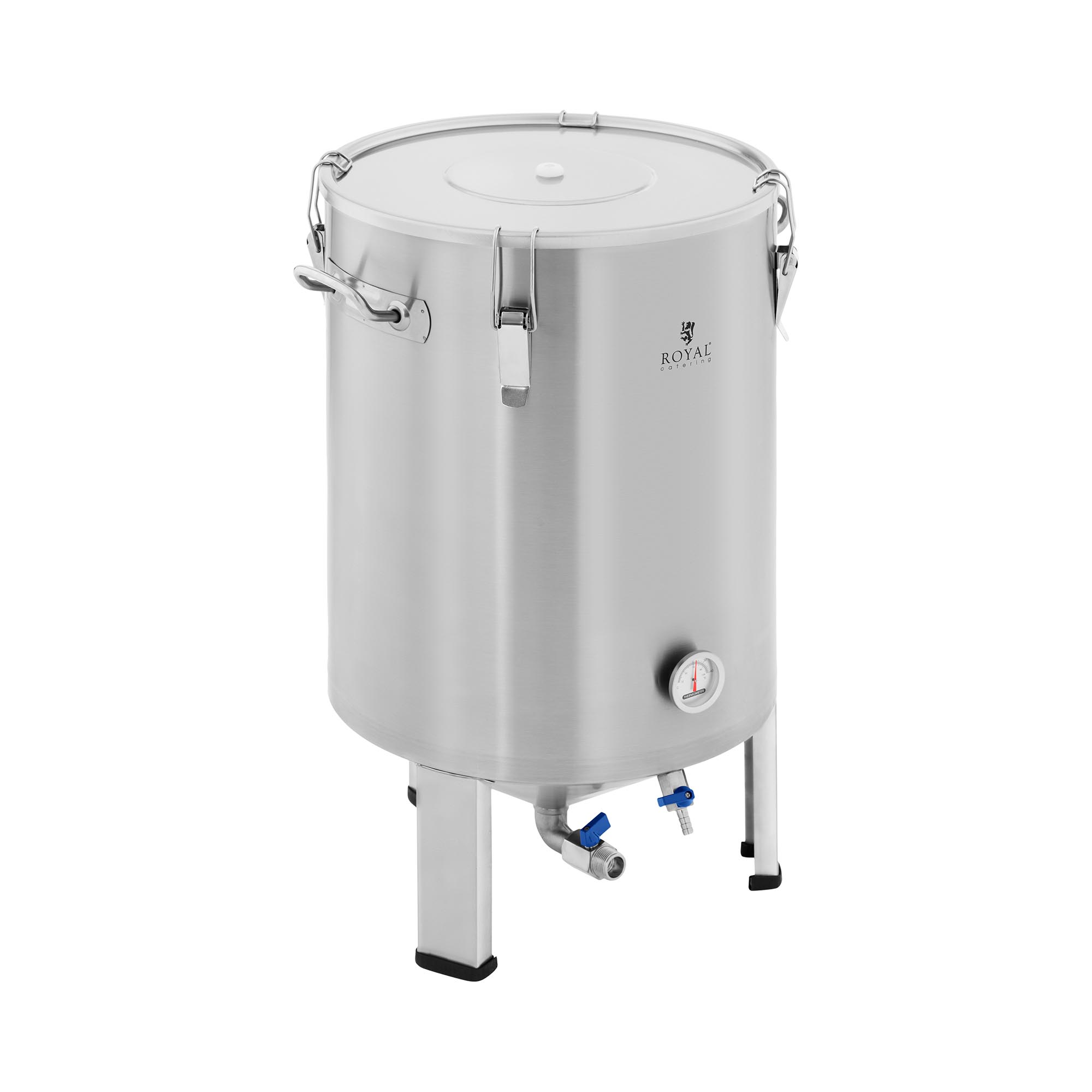 Royal Catering Maischekessel - 60 L - 0 - 40 °C - Edelstahl