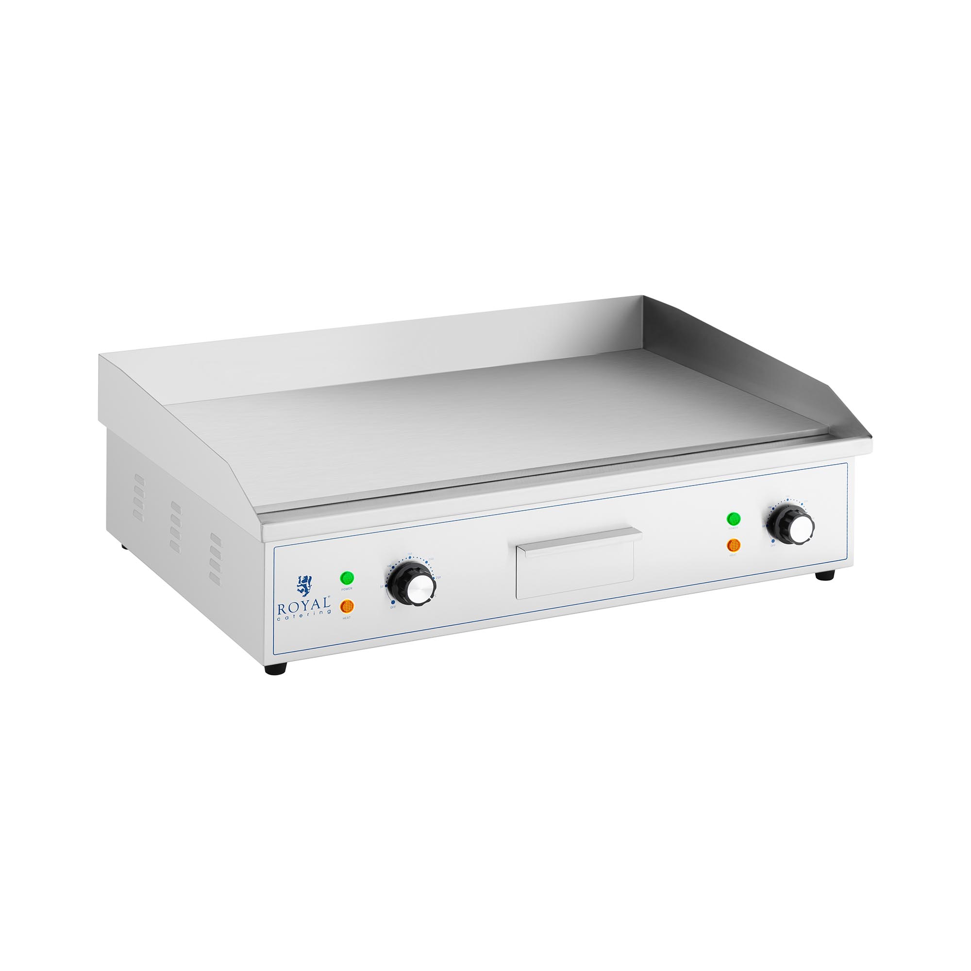 Elektro Grillplatte - 727 x 420 mm - Royal Catering - glatt - 4400 W