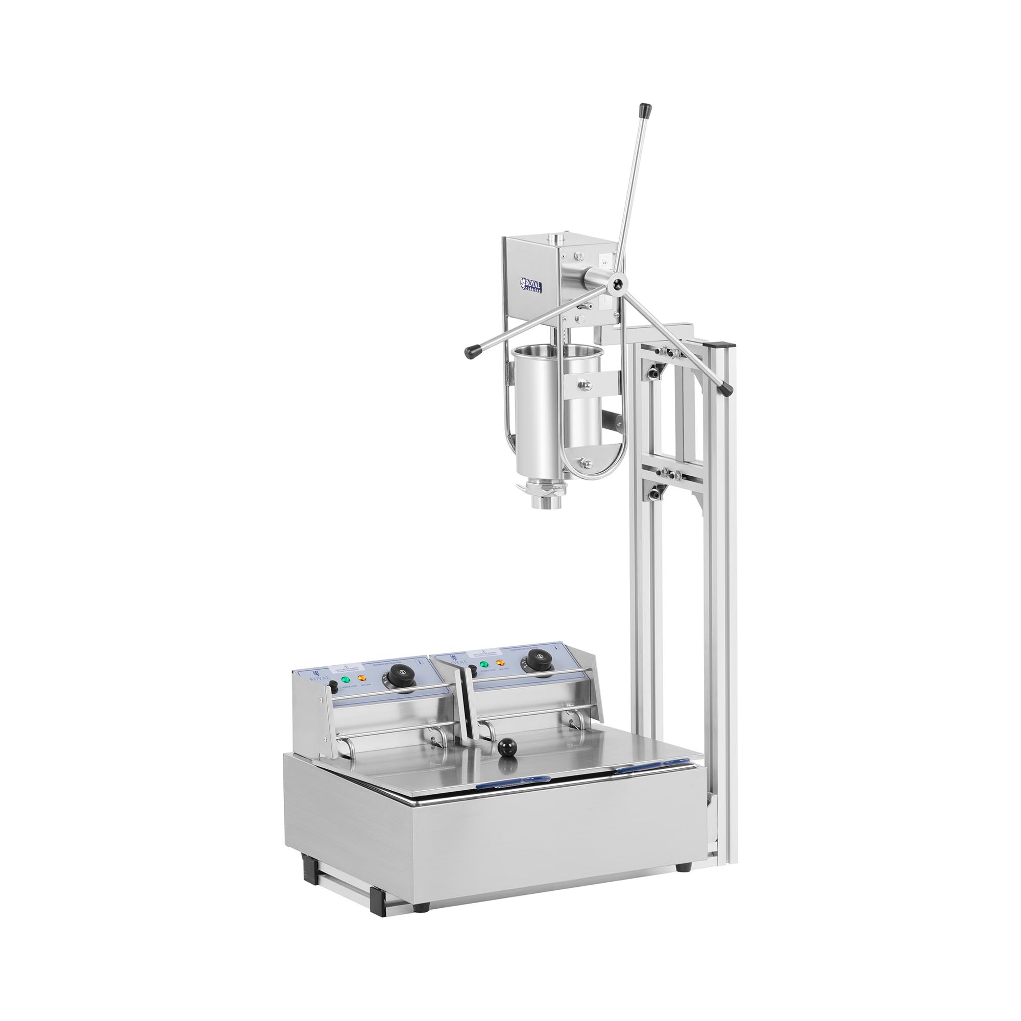 Churro-Maschine - 3 l - 2 x 2500 W - Edelstahl - Royal Catering