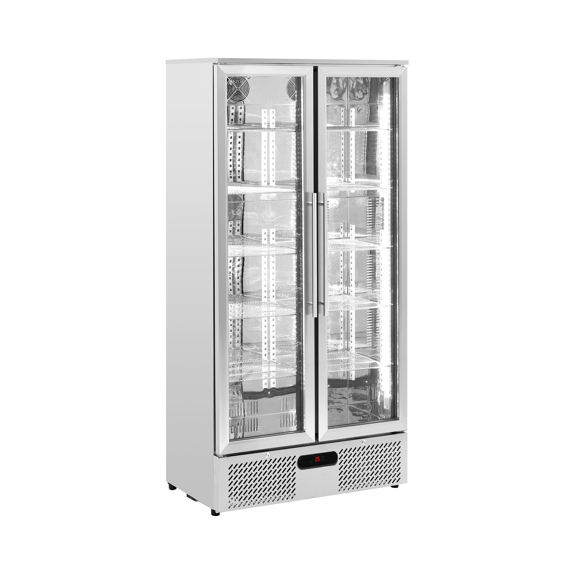 Getränkekühlschrank - 458 l - Royal Catering - Edelstahl