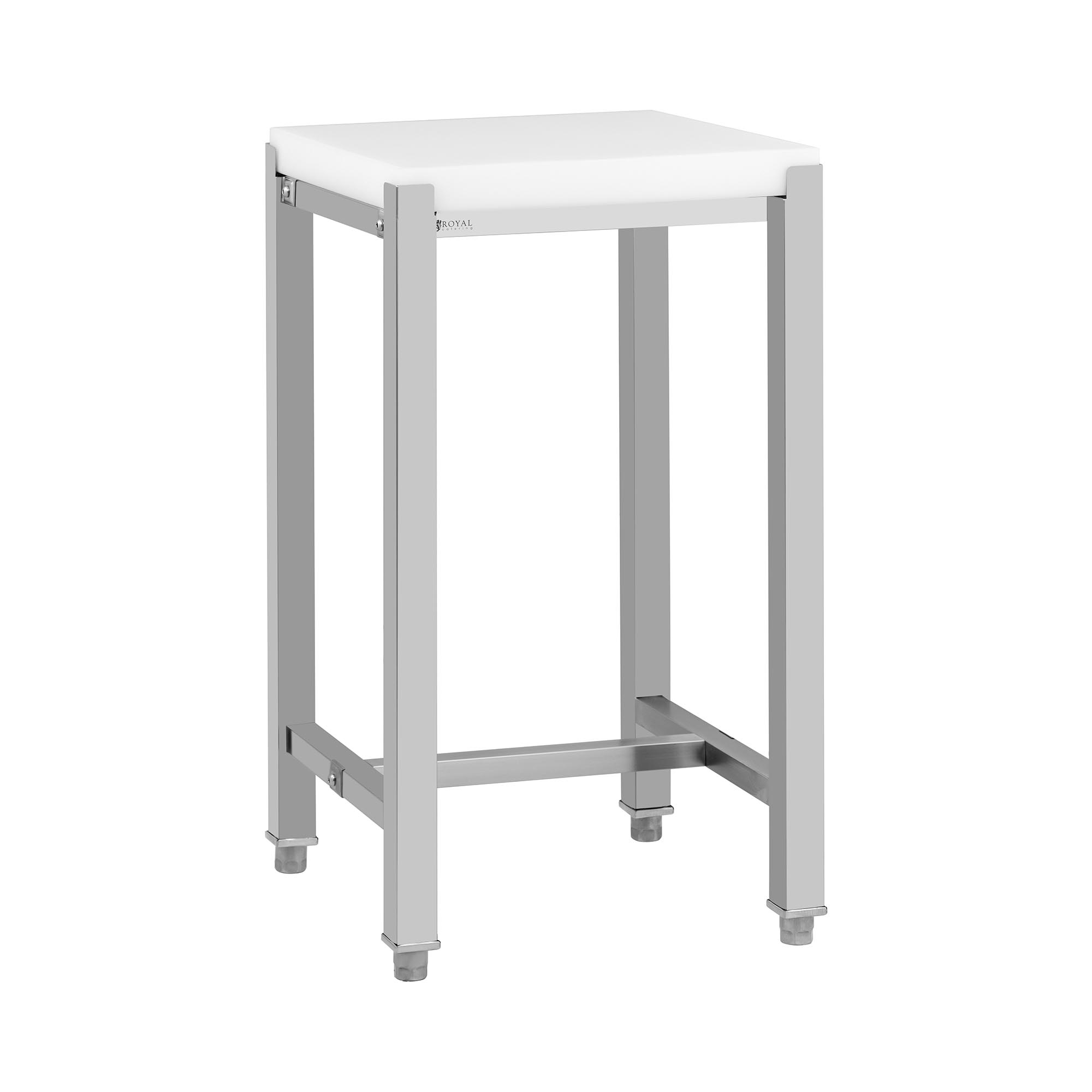 Metzgerblock - 40 x 50 cm - Royal Catering - Arbeitshöhe: 80 cm