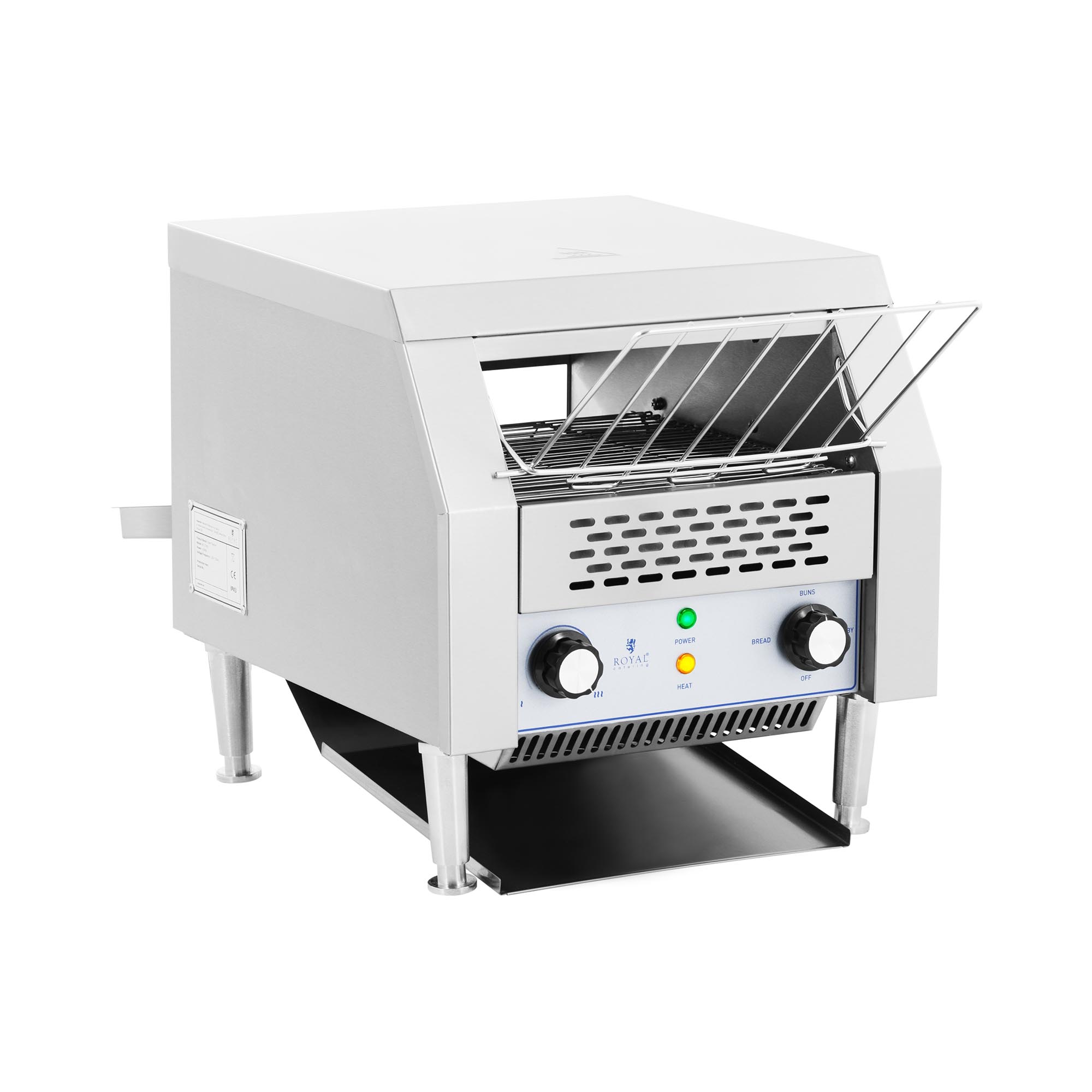 Durchlauftoaster - 2,200 W- Royal Catering - 3 Funktionen