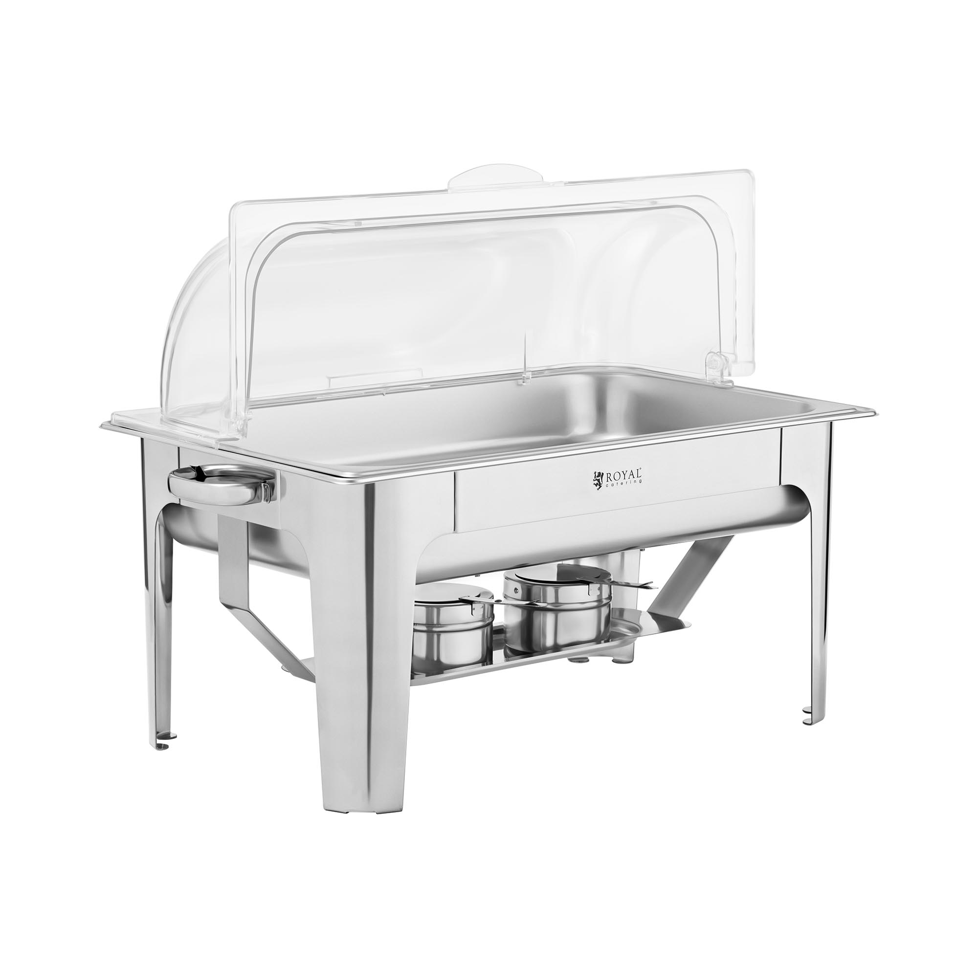 Chafing Dish - GN 1/1 - Royal Catering - 8,5 L - breiter Stand