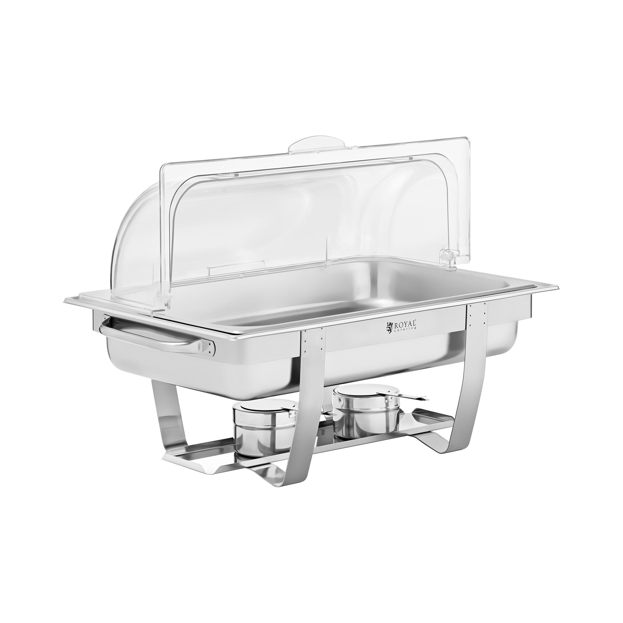 Chafing Dish - GN 1/1 - Royal Catering - 8,5 L - schmaler Stand