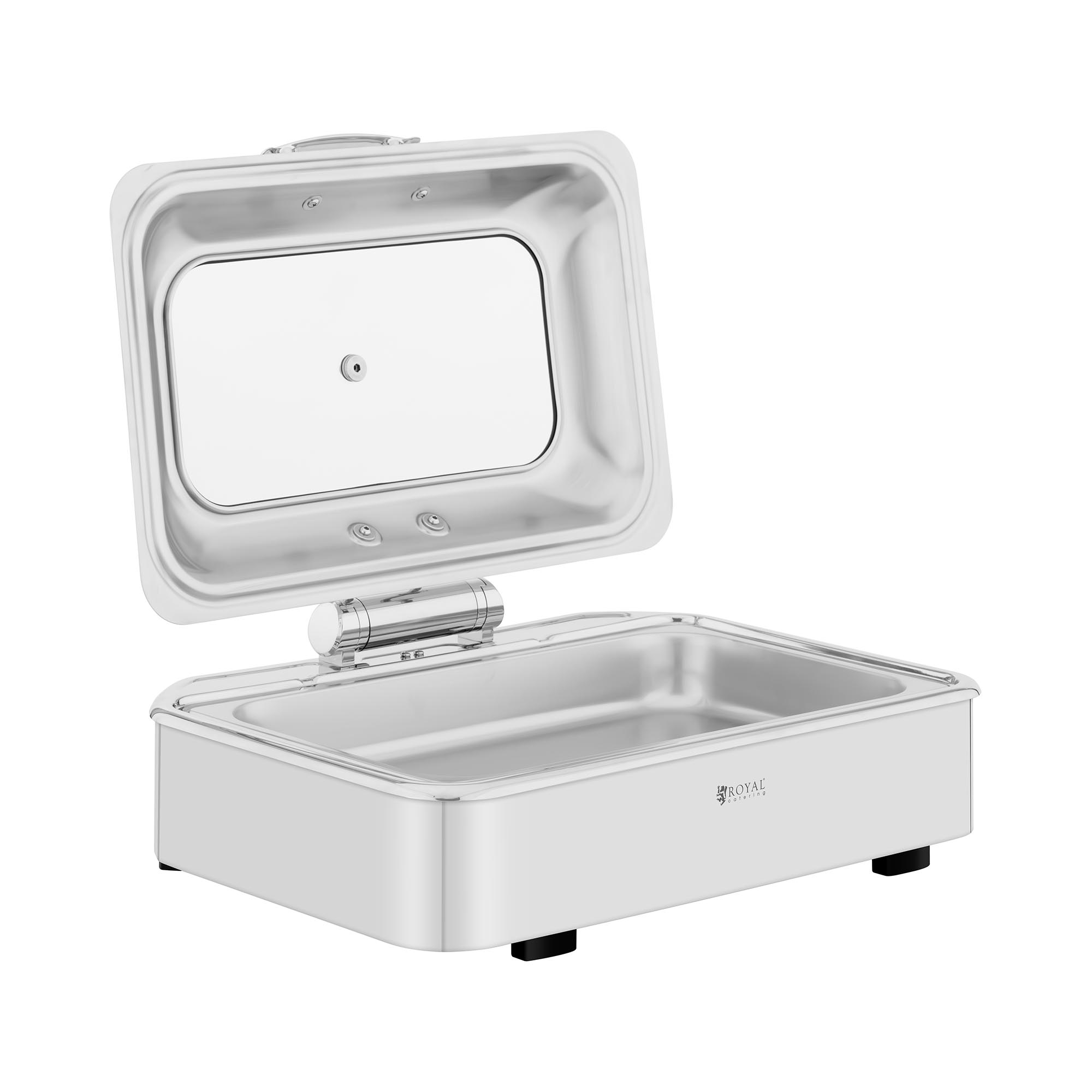Chafing Dish - GN 1/1 - Royal Catering - 8,5 L - Sichtfenster