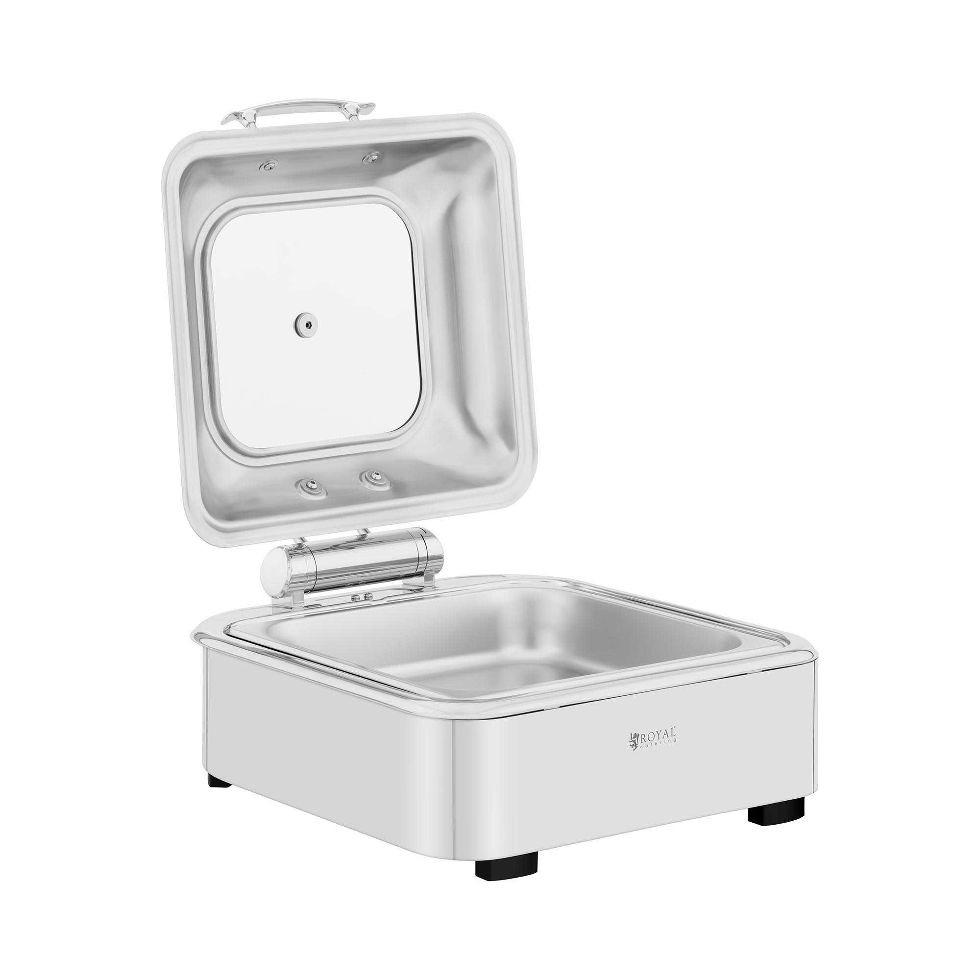 Chafing Dish - GN 2/3 - Royal Catering - 5,3 L - Sichtfenster