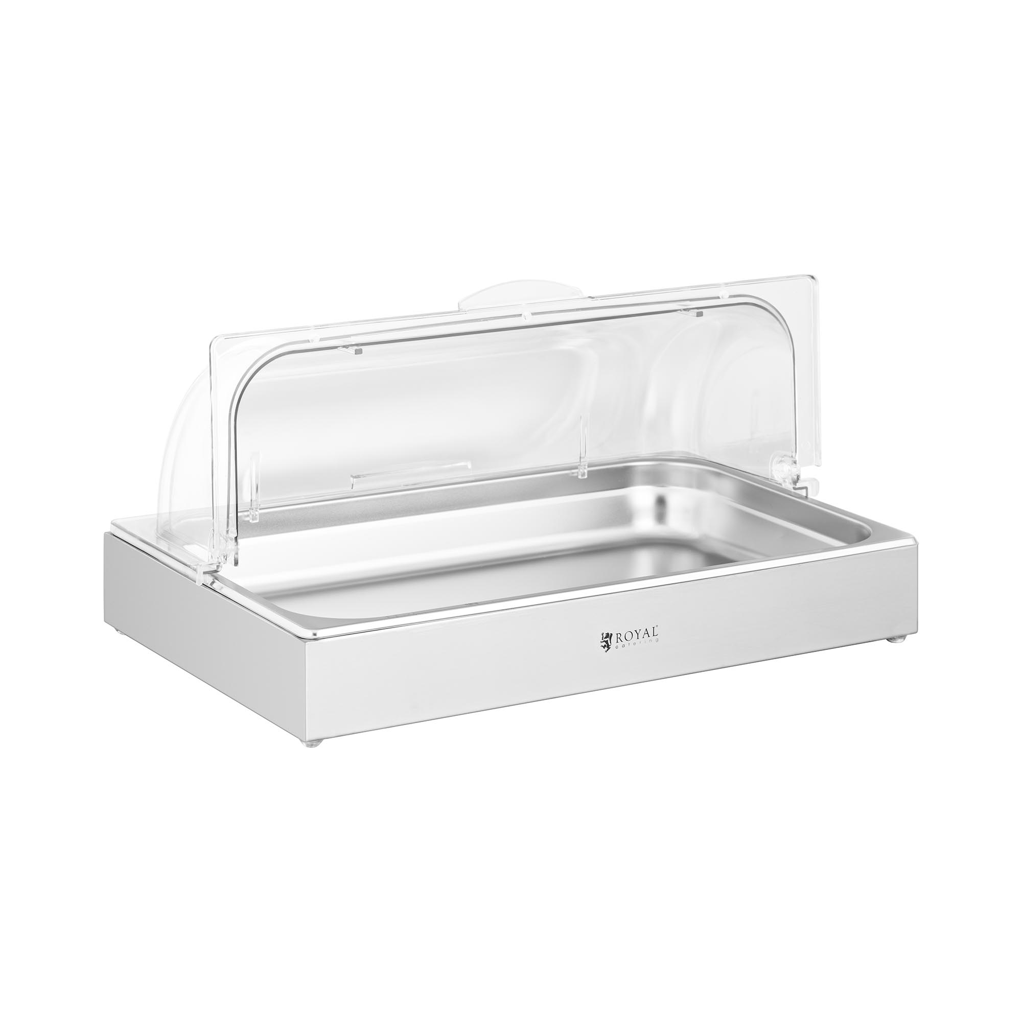 Buffetvitrine - GN 1/1 - Edelstahl mit Haube - Royal Catering