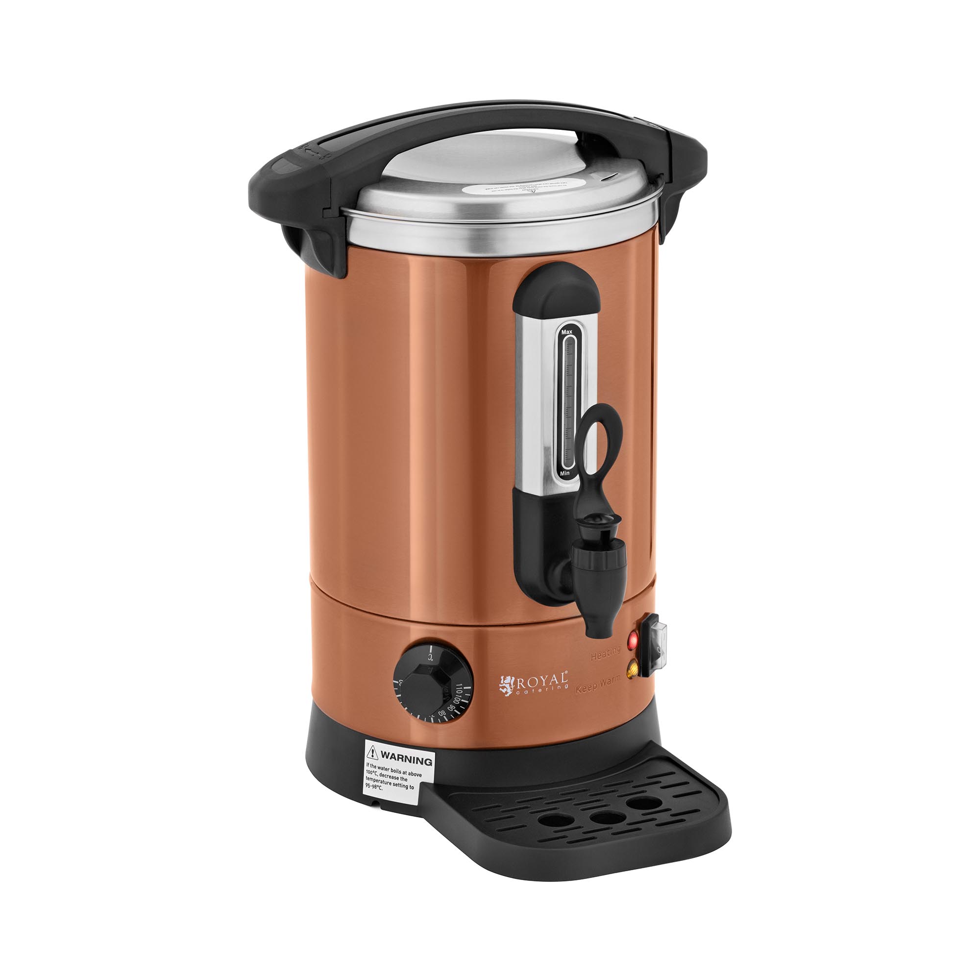 Royal Catering Wasserkocher - 6.1 L - 1500 W - Orange