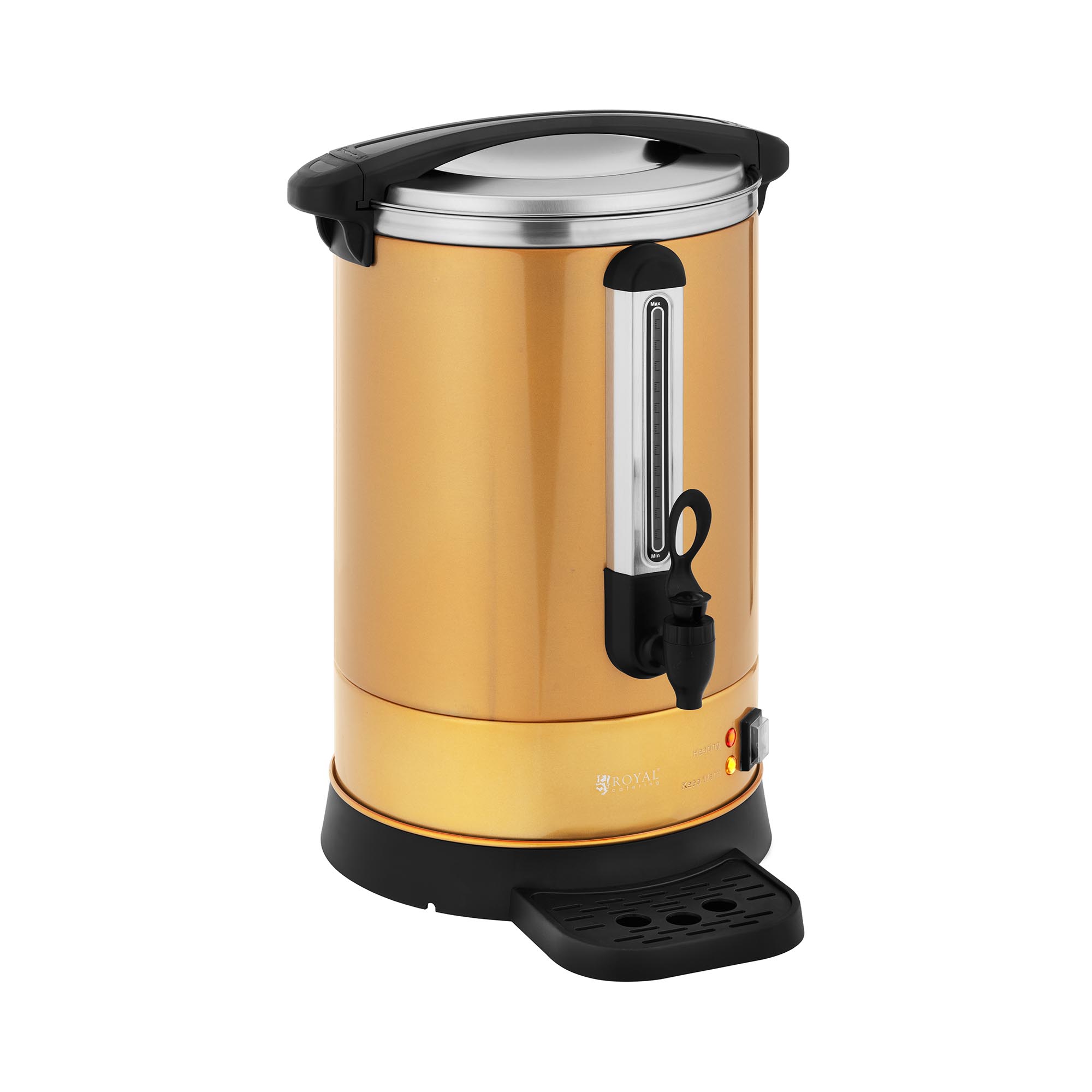 Filterkaffeemaschine - 14 L - goldfarben - Royal Catering