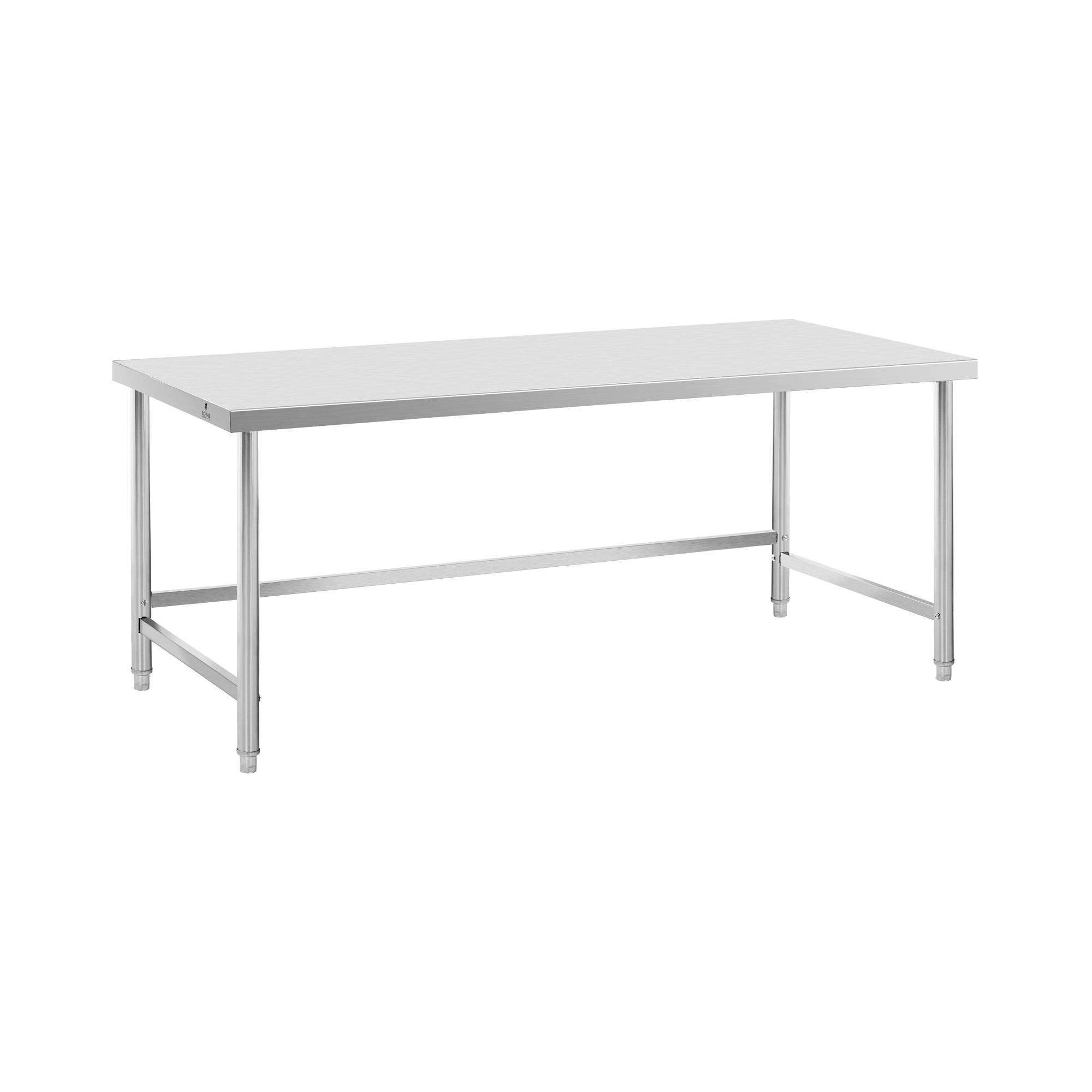 Edelstahl-Arbeitstisch - ECO - 200 x 90 cm - 300 kg - Royal Catering