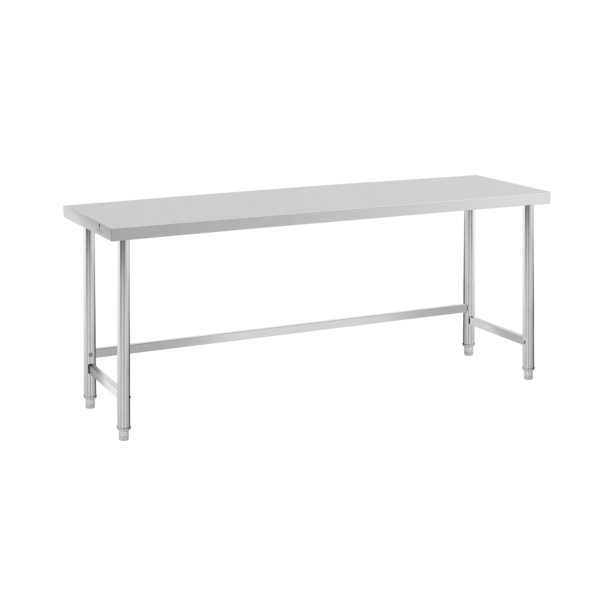 Edelstahl-Arbeitstisch - ECO - 200 x 60 cm - 300 kg - Royal Catering