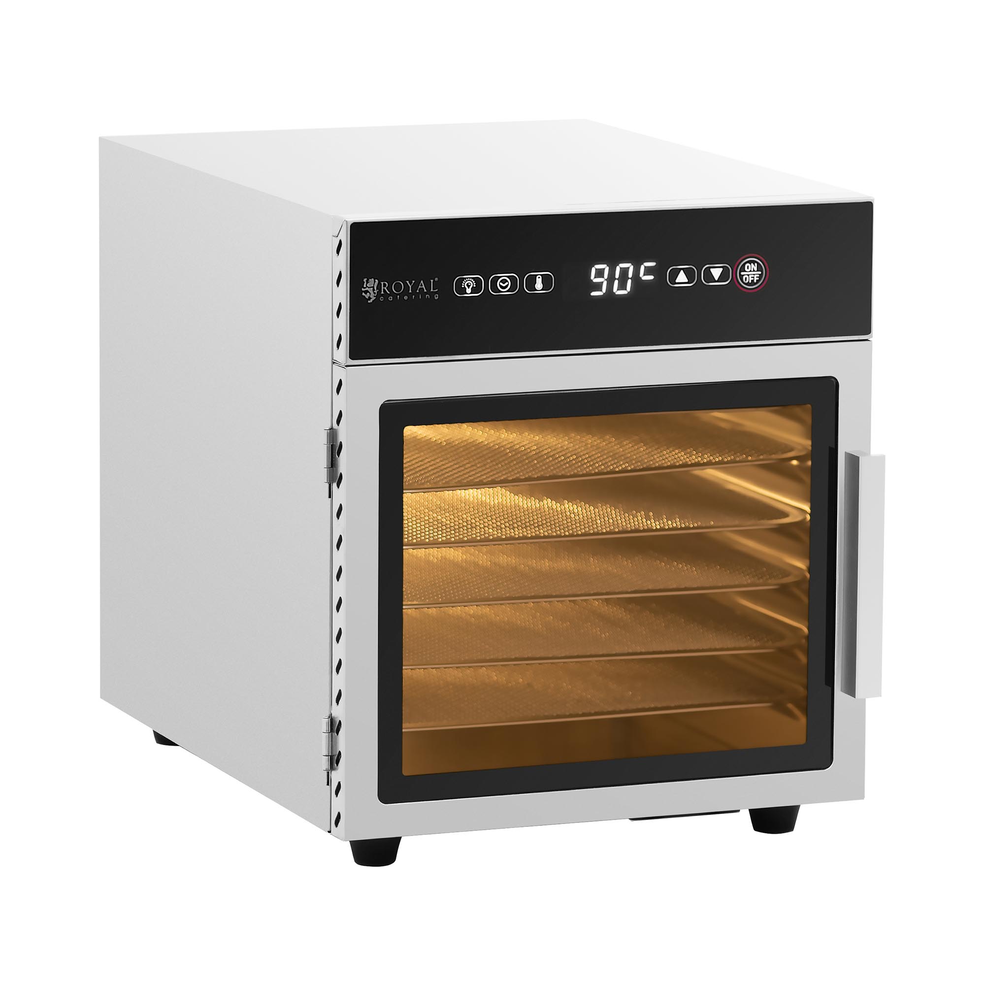 Dörrautomat - Edelstahl - 500 W - 6 Etagen - Royal Catering