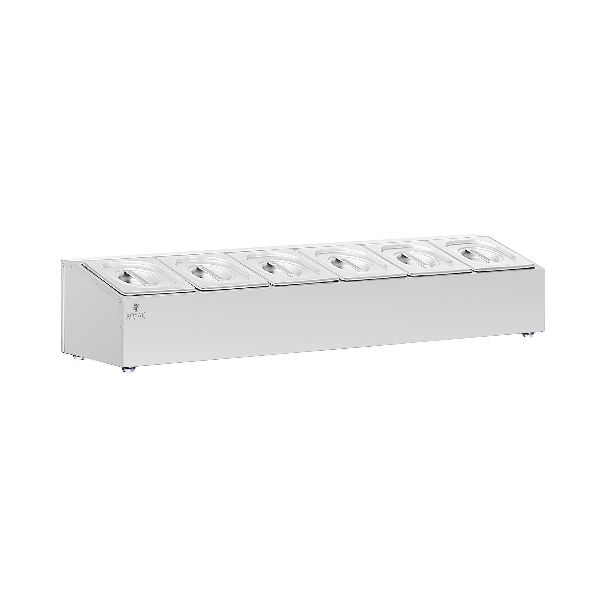 GN Aufsatzbord - 6 GN 1/6 - 9,6 l - Royal Catering