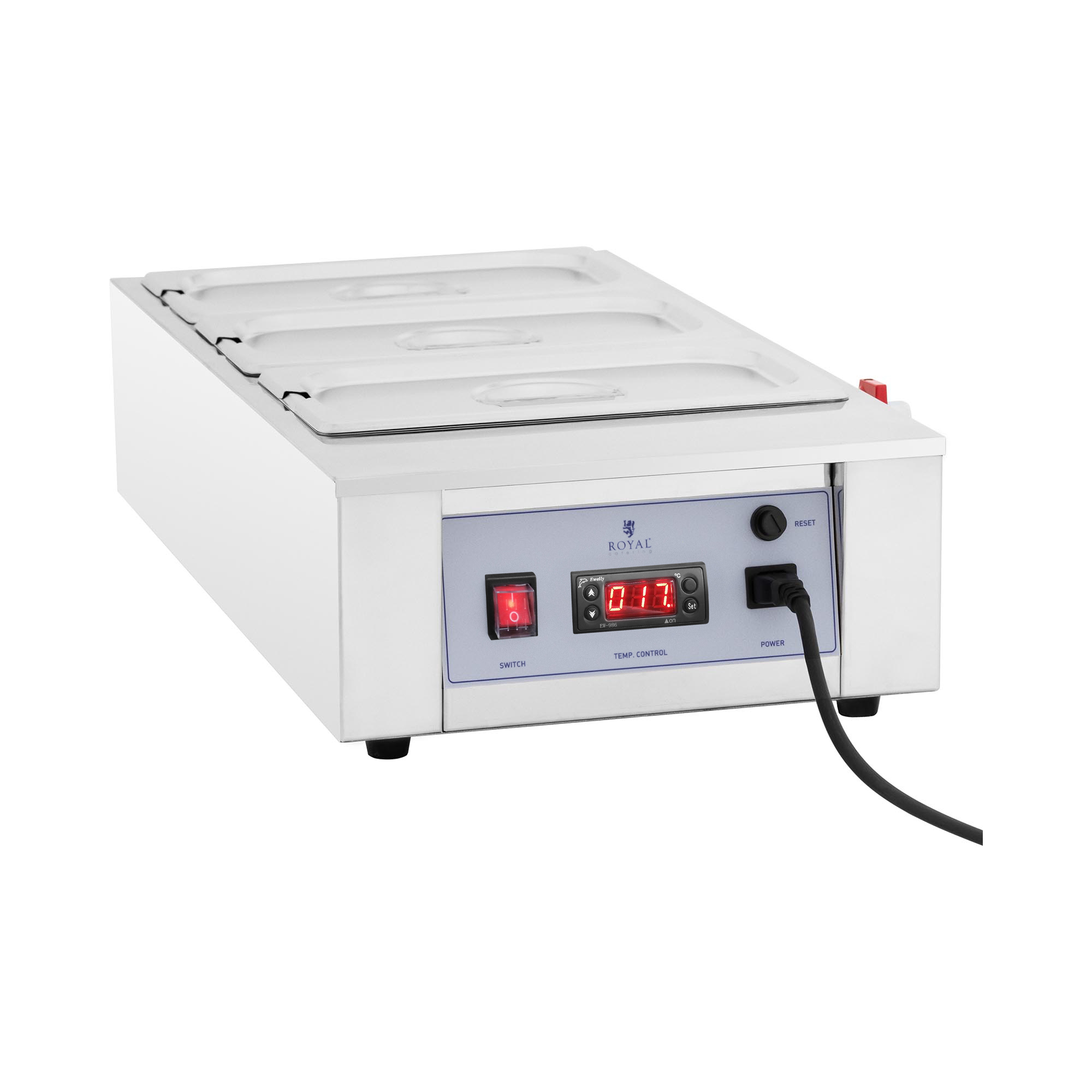 Schokoladenschmelzgerät - 3 x 3,2 l - bis 100 °C - Royal Catering