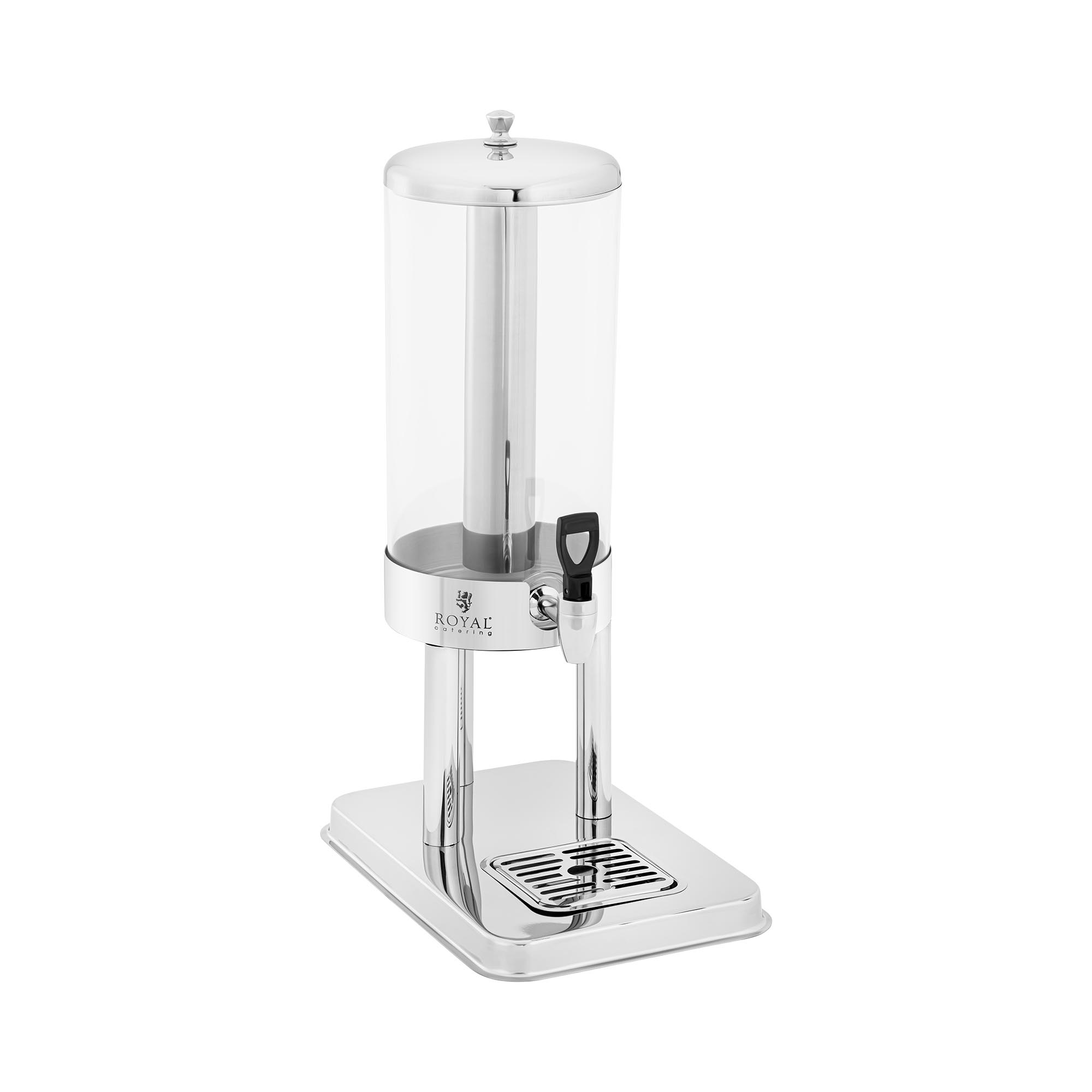 Saftspender - 5,5 L - mit Kühlsystem - Edelstahl / Kunststoff - Royal Catering
