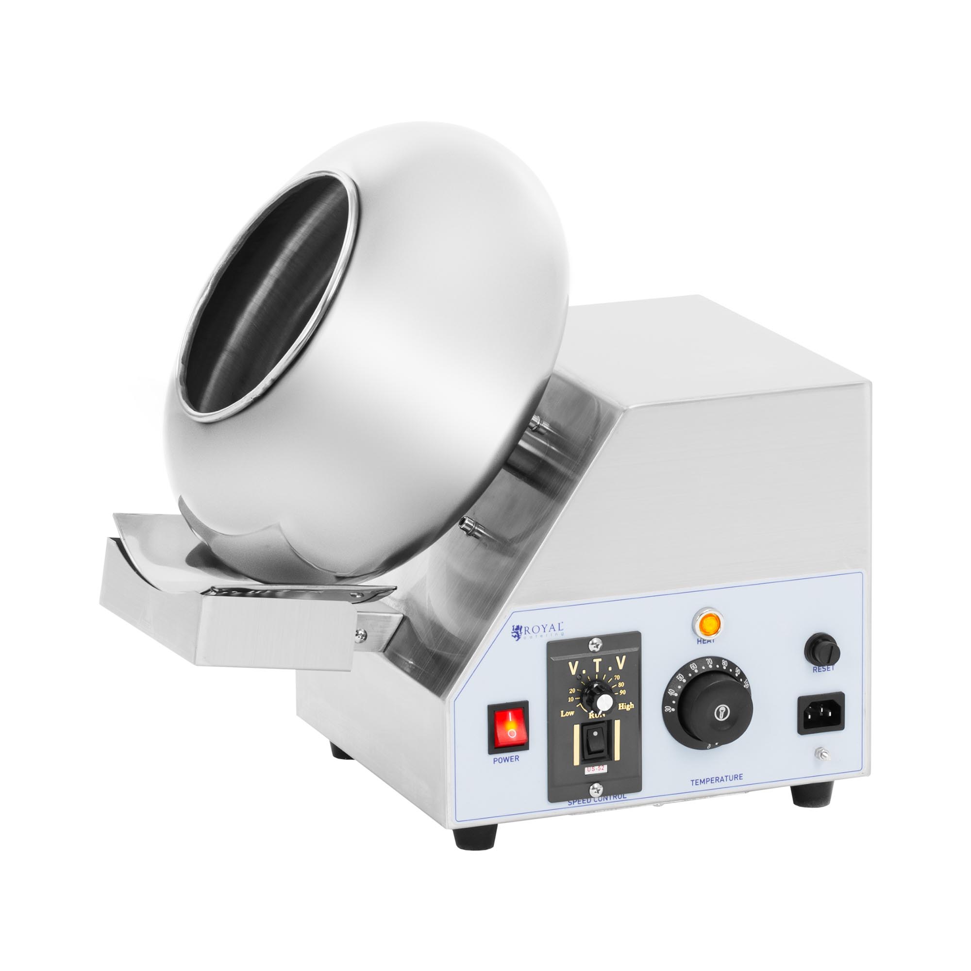 Dragiermaschine - 2 kg - 600 W -  Edelstahl - Royal Catering