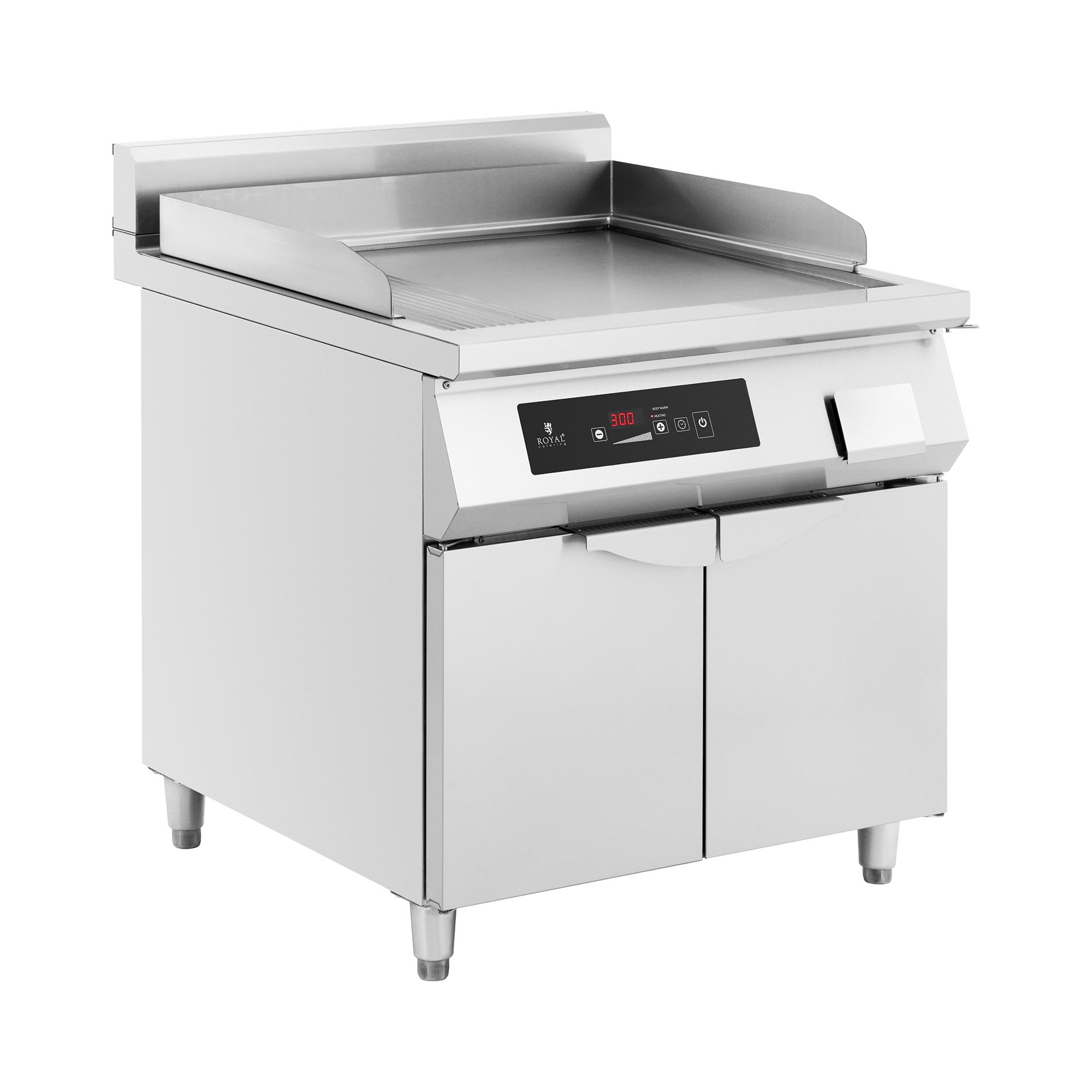 Induktionsgrill - 720 x 610 mm - glatt - 10000 W - Royal Catering