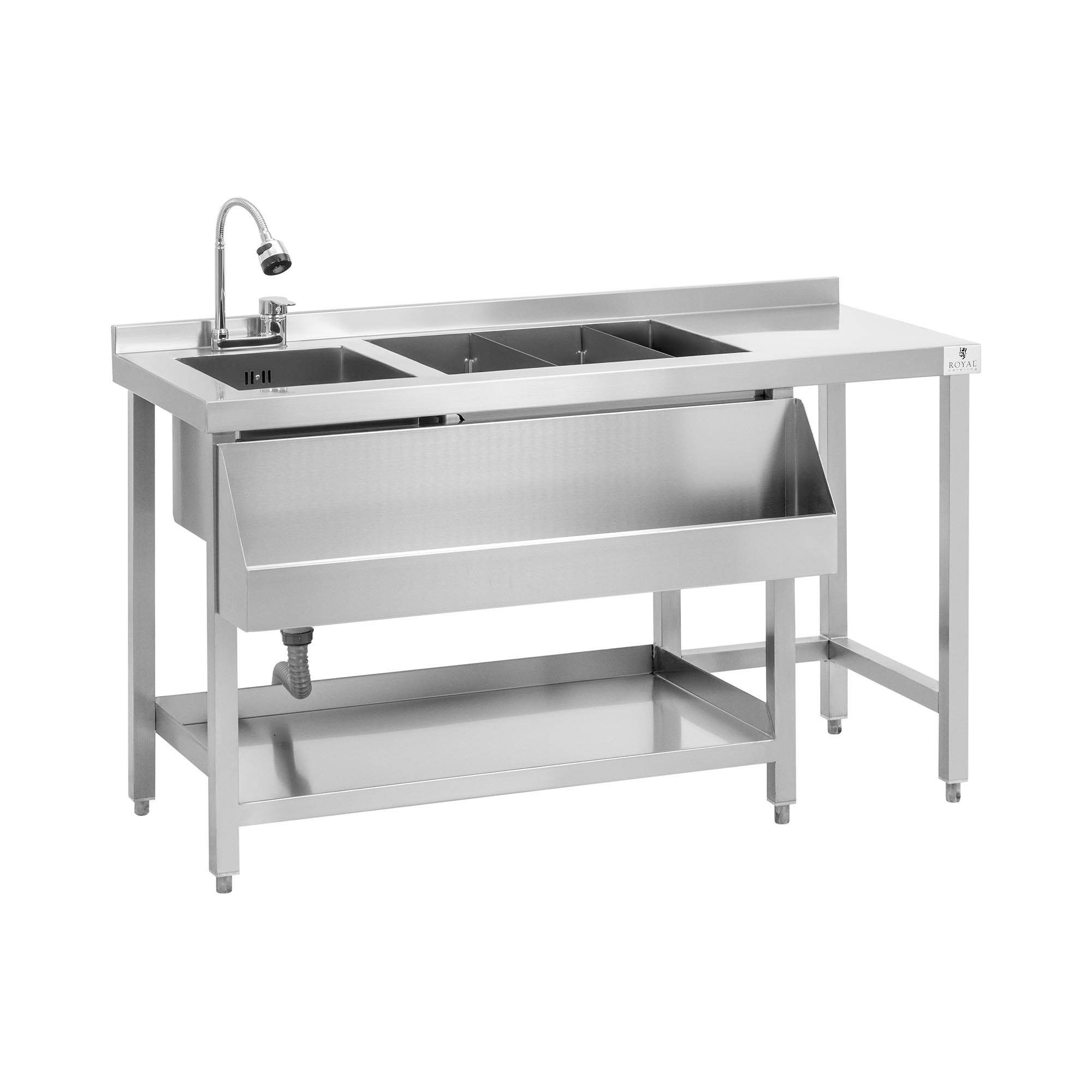 Cocktail-Station - mit Eisbehälter und Flaschenhalter - Royal Catering