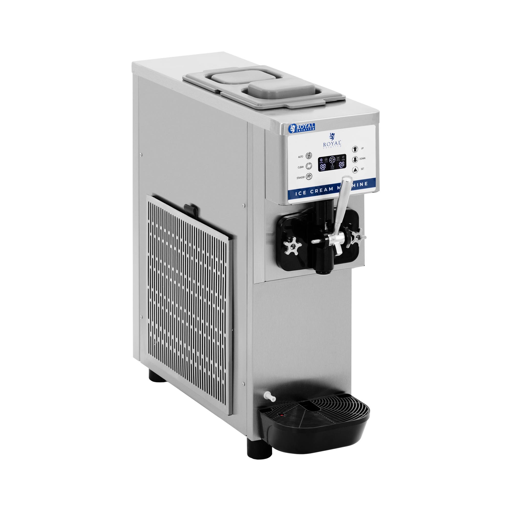 Softeismaschine - 6,5 l/h - 800 W - LED - 1 Sorte - Royal Catering