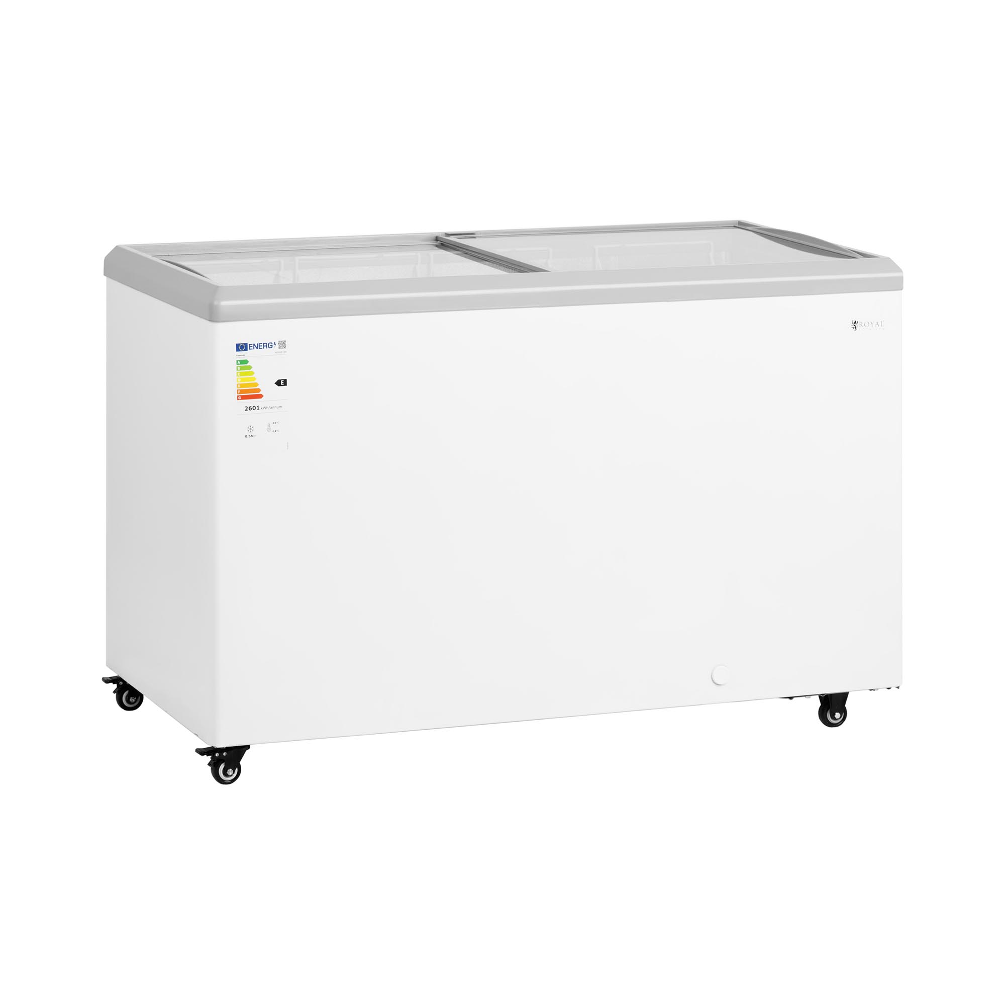 Gefriertruhe - 360 L - Glastüren - abschließbar - Royal Catering