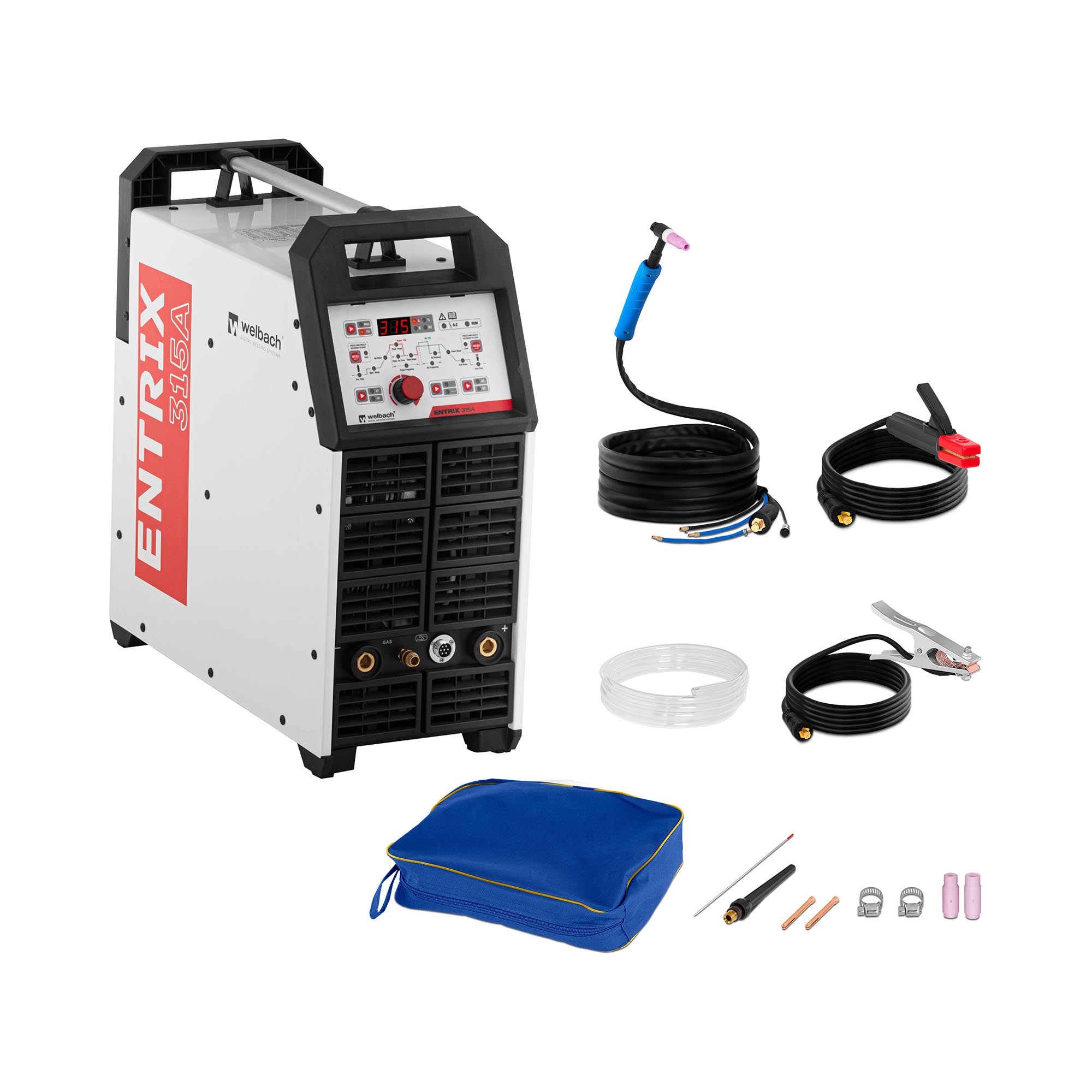 welbach WIG-Schweißgerät - AC/DC - MMA - 315 A - 400 V - IGBT - Puls - Alu-Schweißen