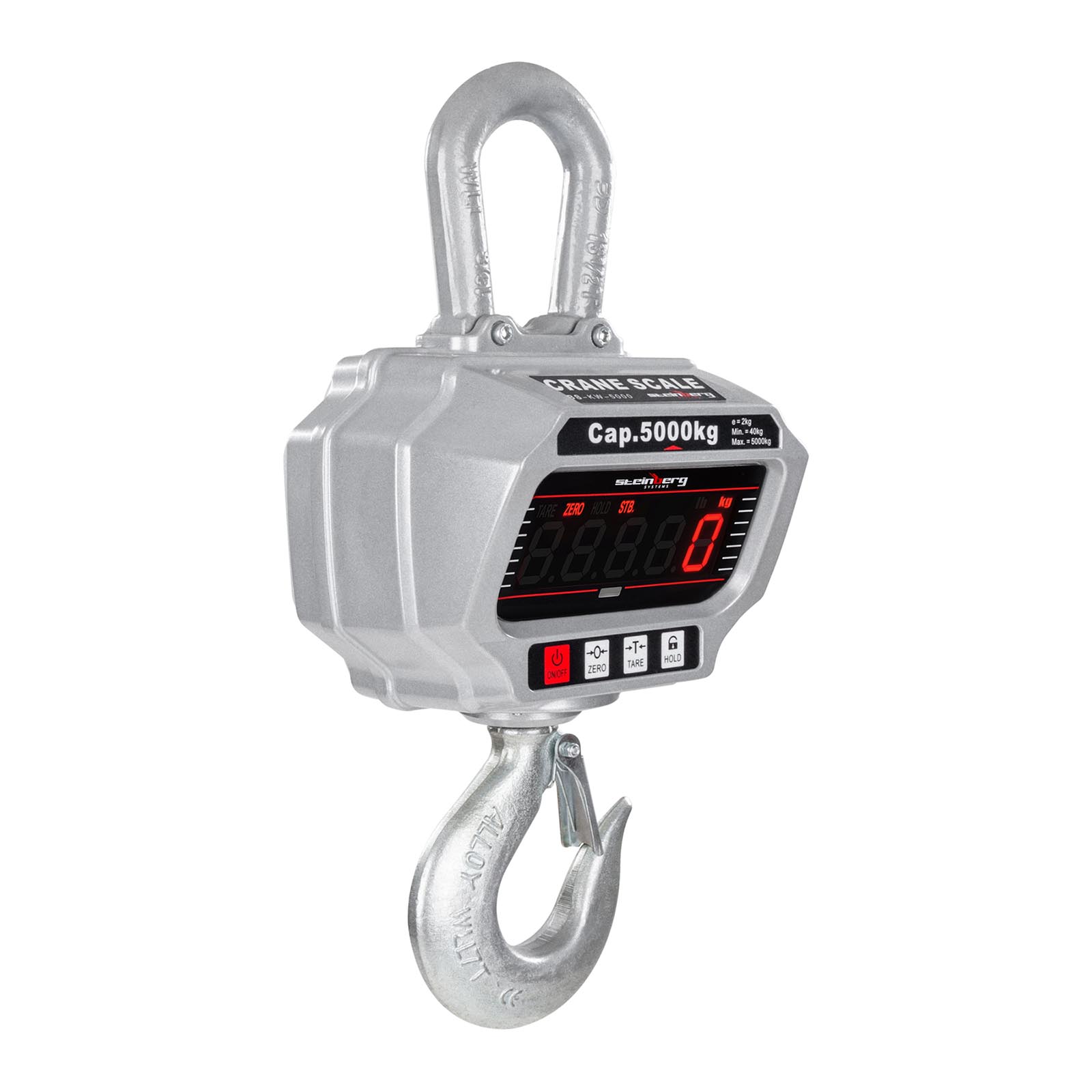 Steinberg Systems Kranwaage - 5000 kg / 2 kg - LED - digital - Fernbedienung 50 m