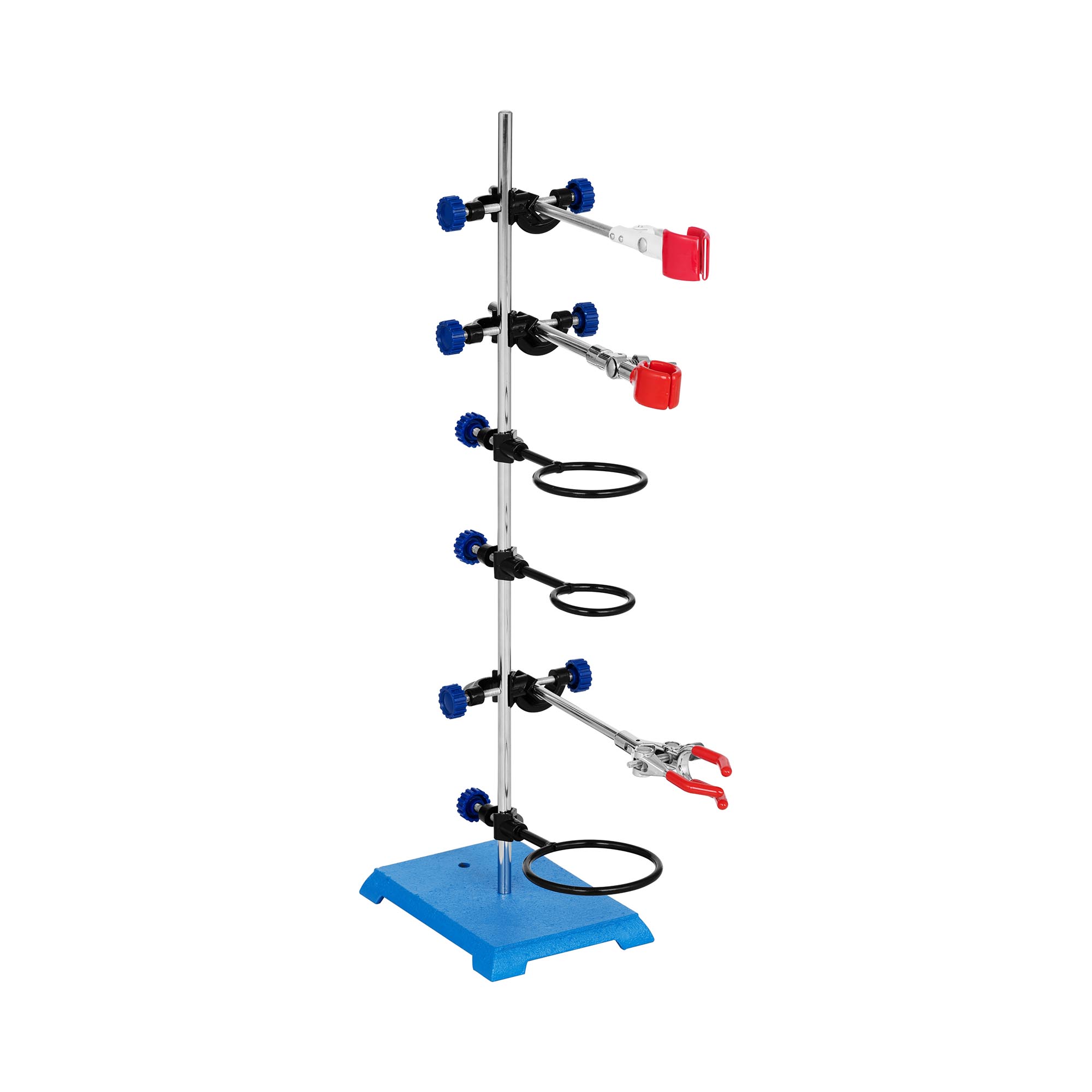 Steinberg Systems Laborstativ - mit Klemme, Ring und Muffe