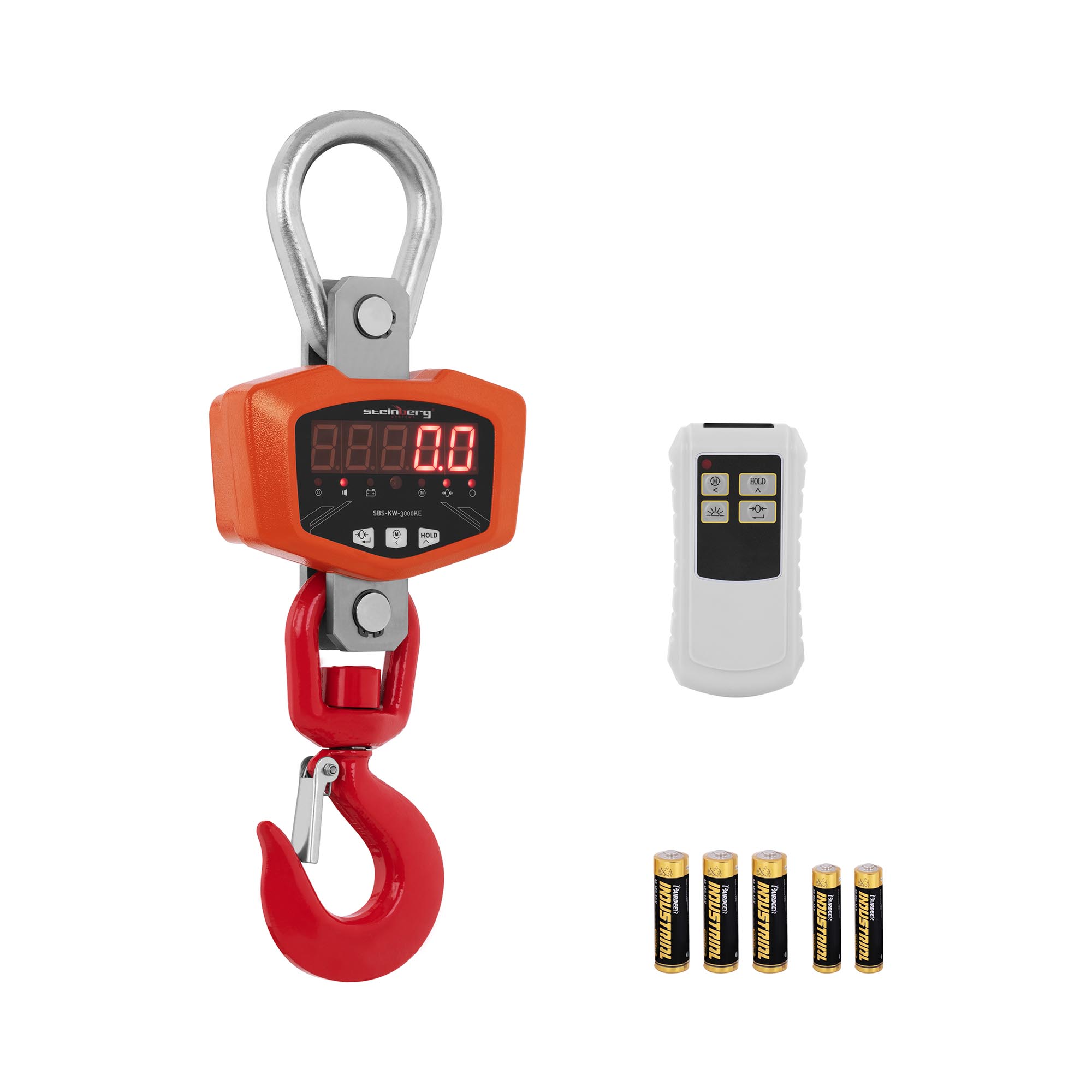 Steinberg Systems Kranwaage - 3000 kg / 0,5 kg - LED - digital