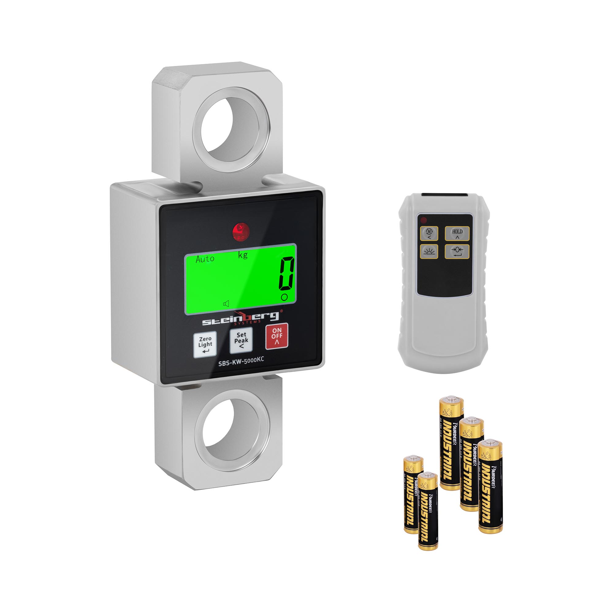 Steinberg Systems Zugkraftmessgerät - 5000 kg / 1 oder 2 kg - LCD -digital