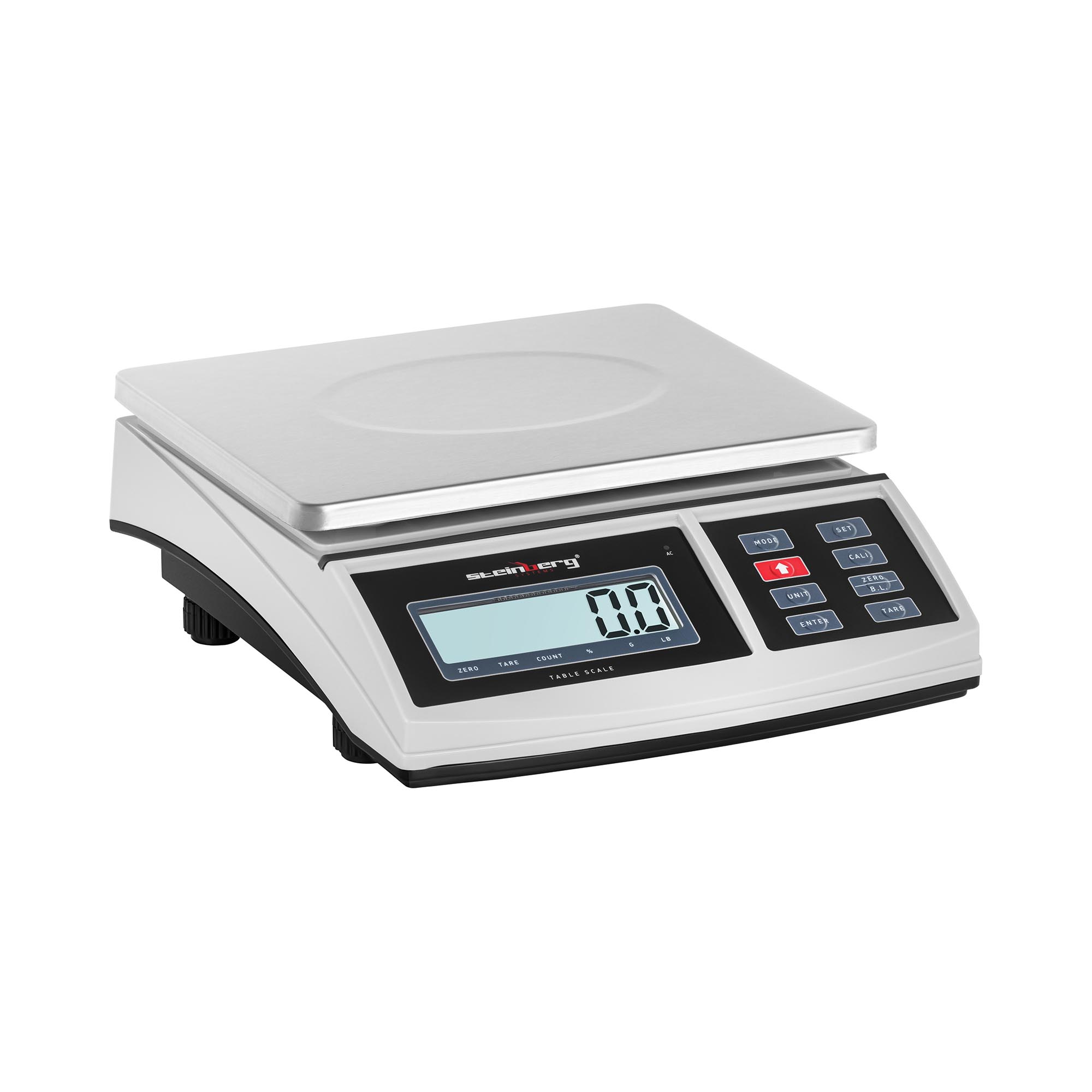 Steinberg Systems Tischwaage - 6 kg / 0,2 g - 21 x 27 cm - LCD