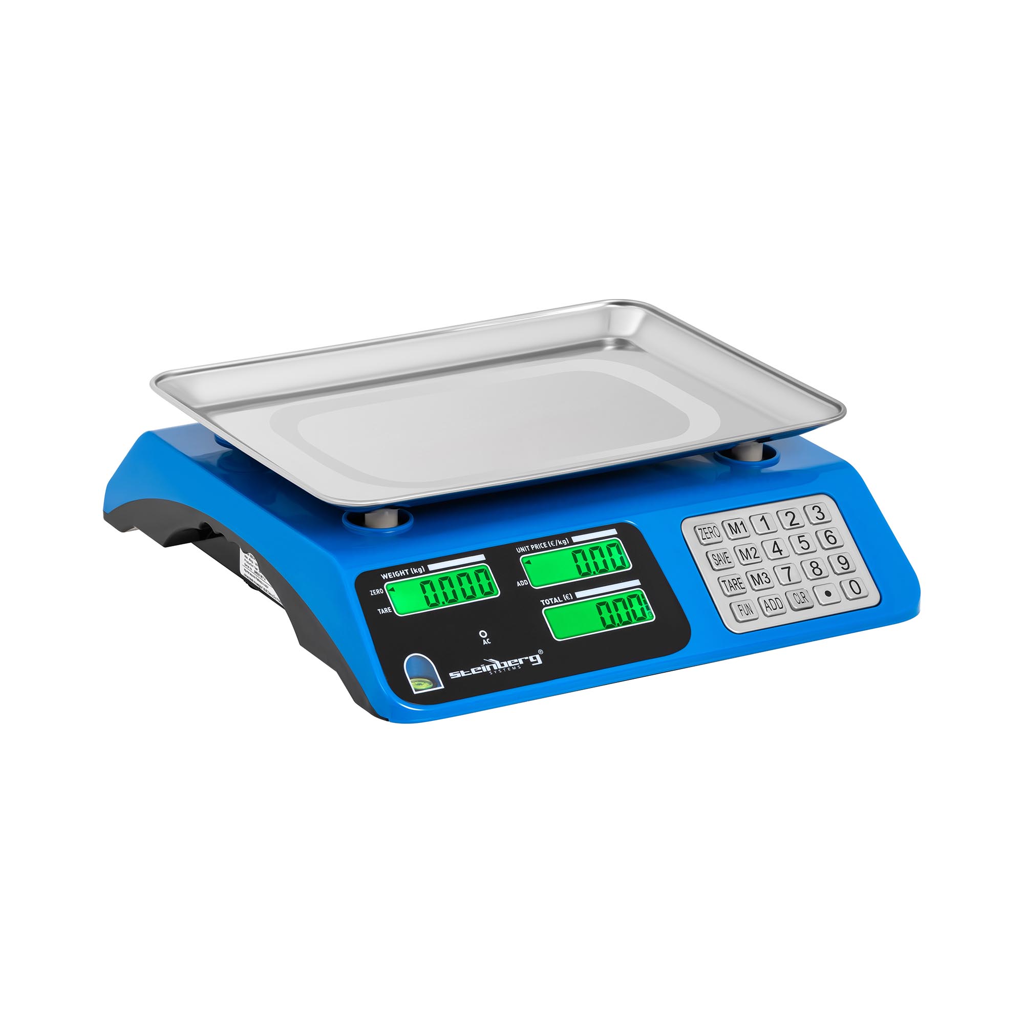 Steinberg Systems Kontrollwaage - 40 kg / 2 g - 34 x 24 cm - 6 LCD