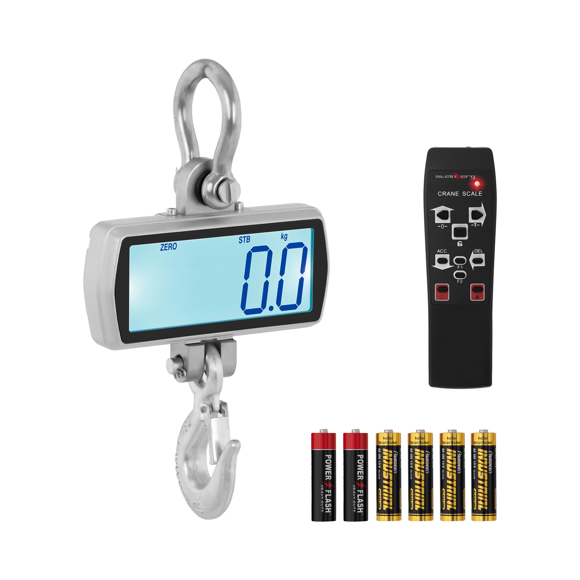 Steinberg Systems Kranwaage - 500 kg / 0,1 kg - LCD - digital - Fernbedienung