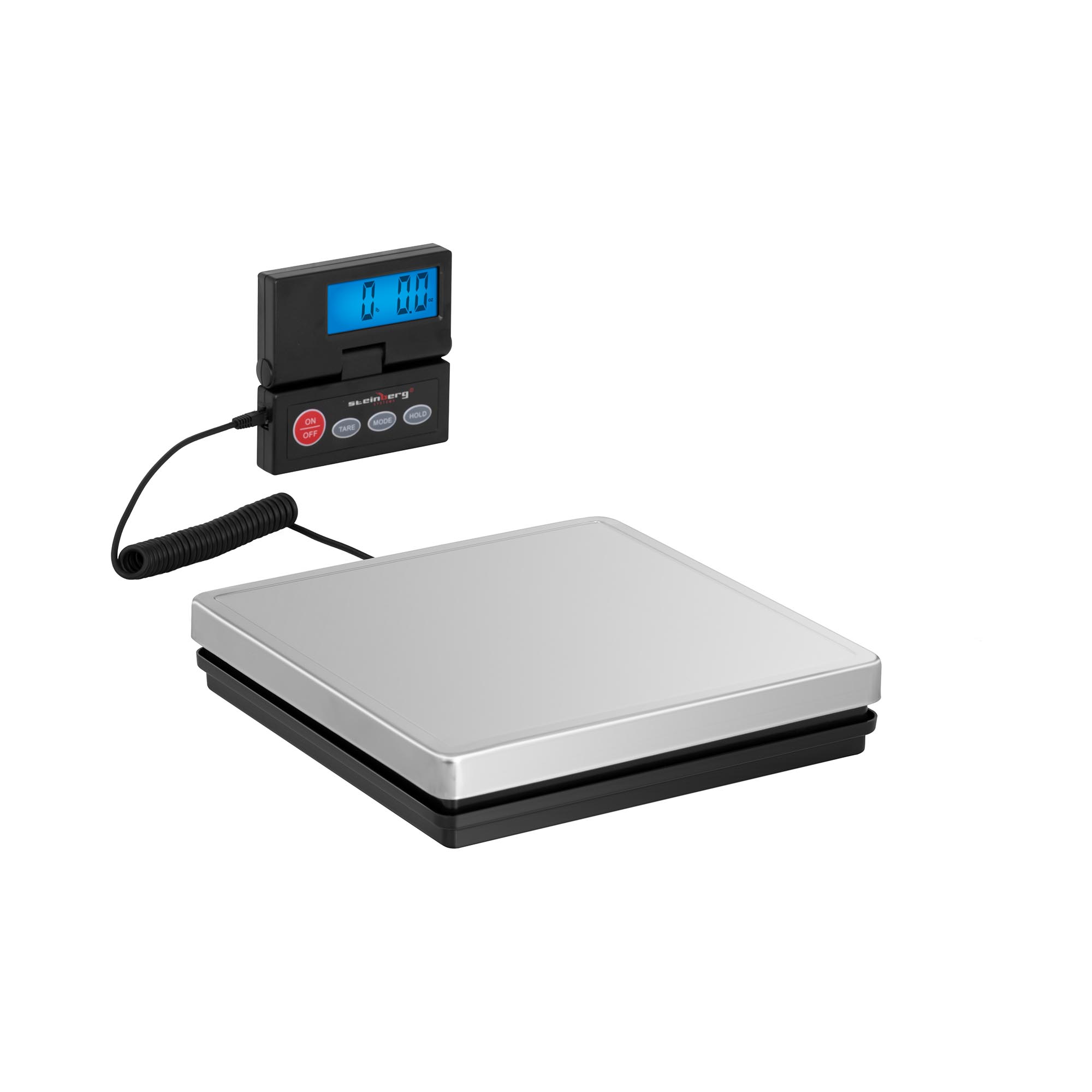Steinberg Systems Plattformwaage - 50 kg / 0,01 kg - 25 x 25 cm - externes LCD
