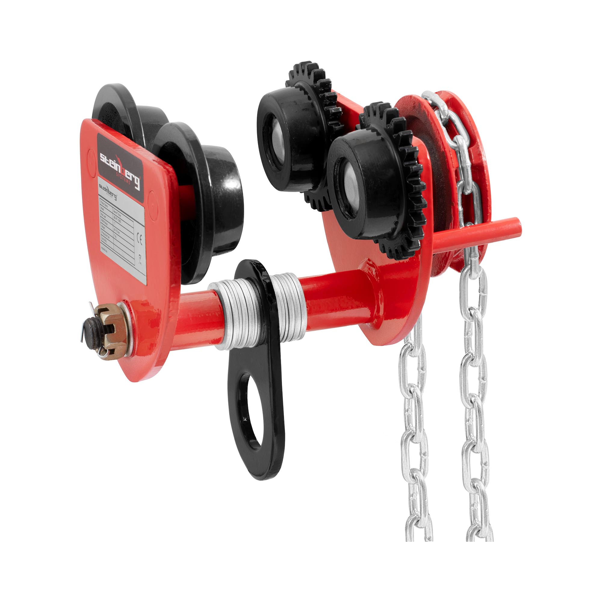 Steinberg Systems Rollfahrwerk - 1.000 kg - Flanschbereich 70-110 mm - mit Kette