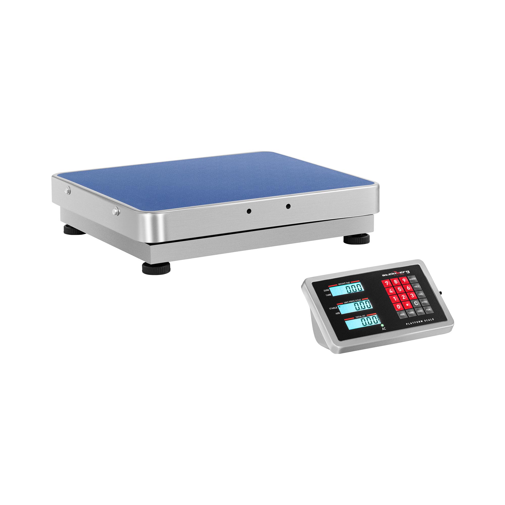 Steinberg Systems Plattformwaage - 300 kg / 0,05 kg - 50x 60 cm - wireless - LCD