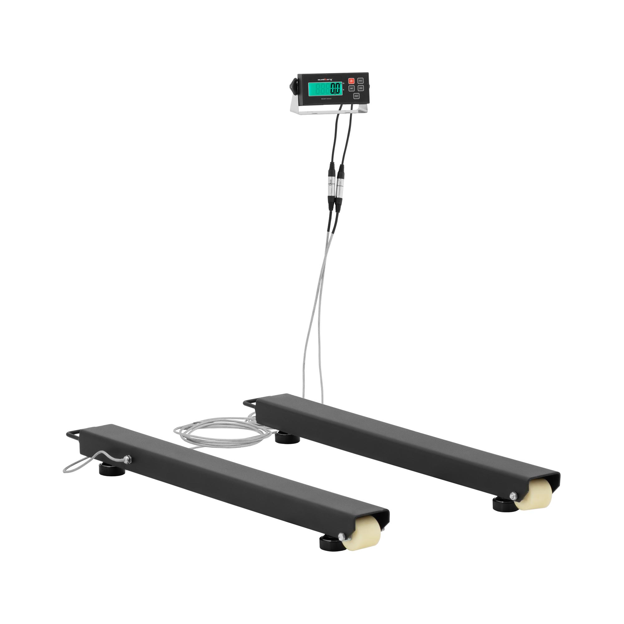 Steinberg Systems Wiegebalken - 2500 kg / 0,5 kg - 100 x 10 cm - externes LCD