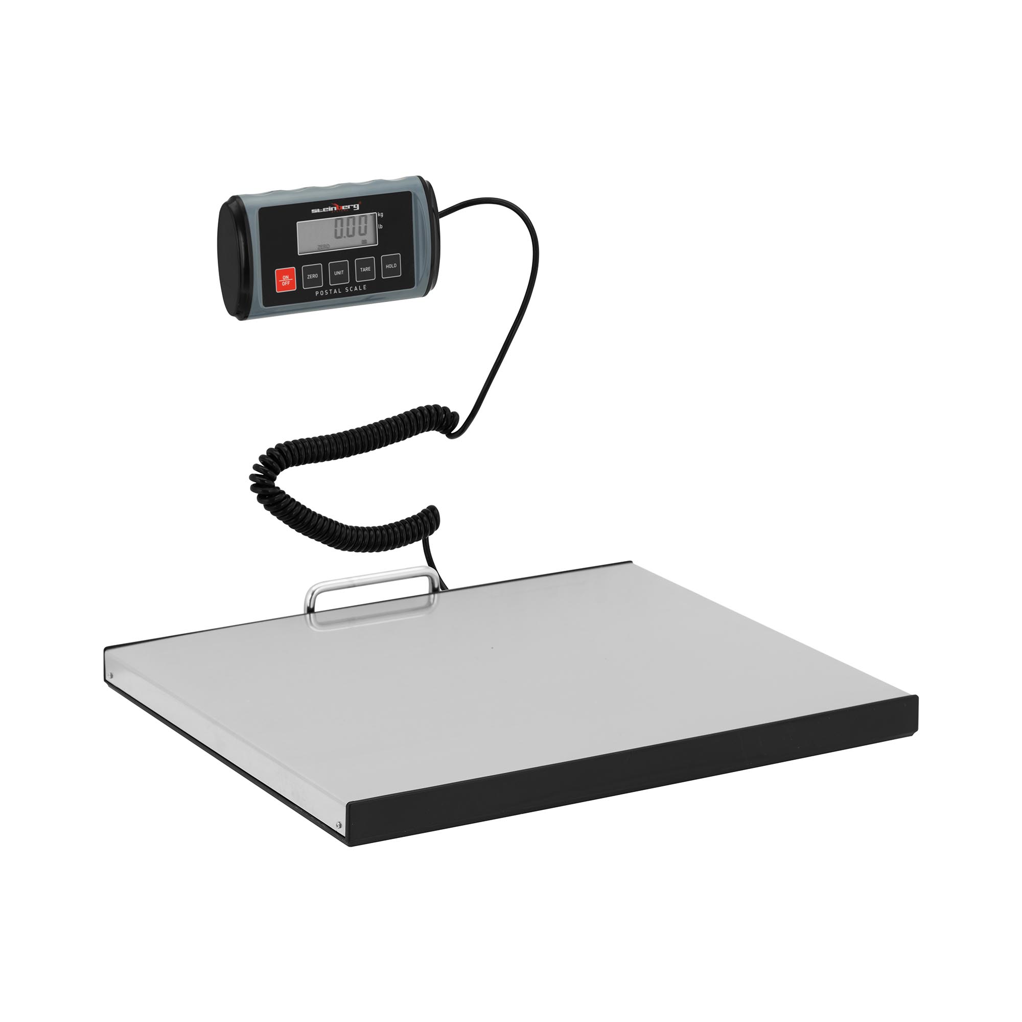 Steinberg Systems Paketwaage - 100 kg / 0,05 kg - 35,5 x 40,5 cm - externes LCD