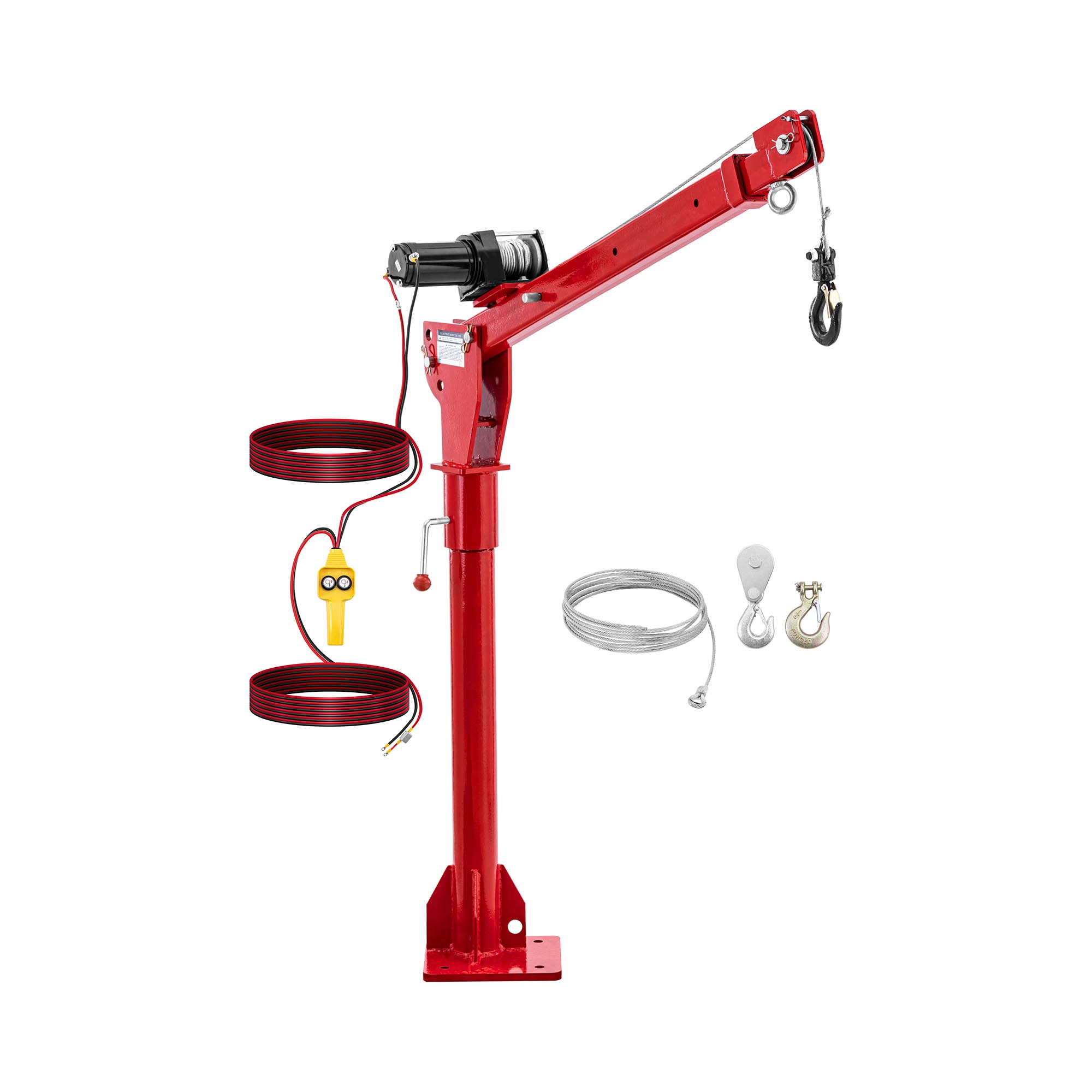 Steinberg Systems Ladekran mit 12 V Seilwinde - 800 kg - 360°