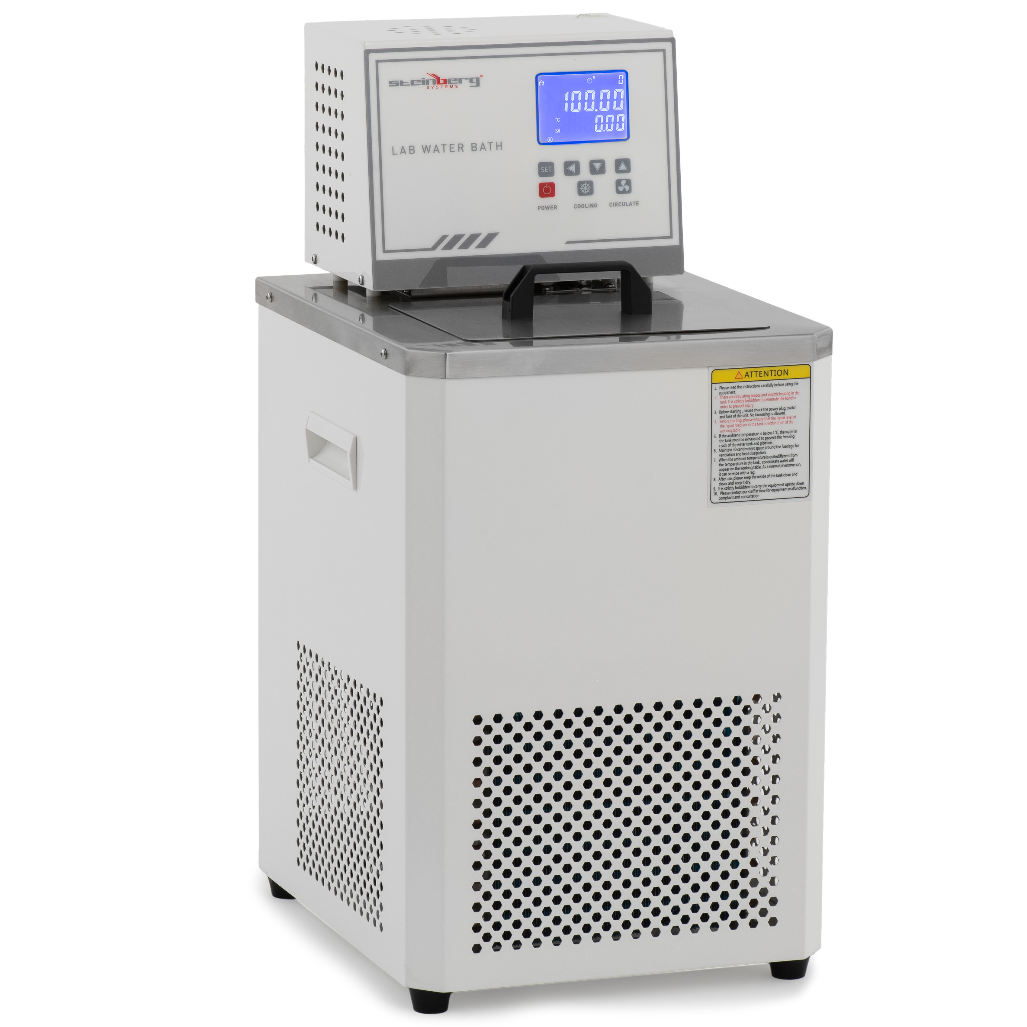 Steinberg Systems Wasserbad - Labor - digital - 6 l - -20 bis 100 °C - 180 x 160 x 150 mm