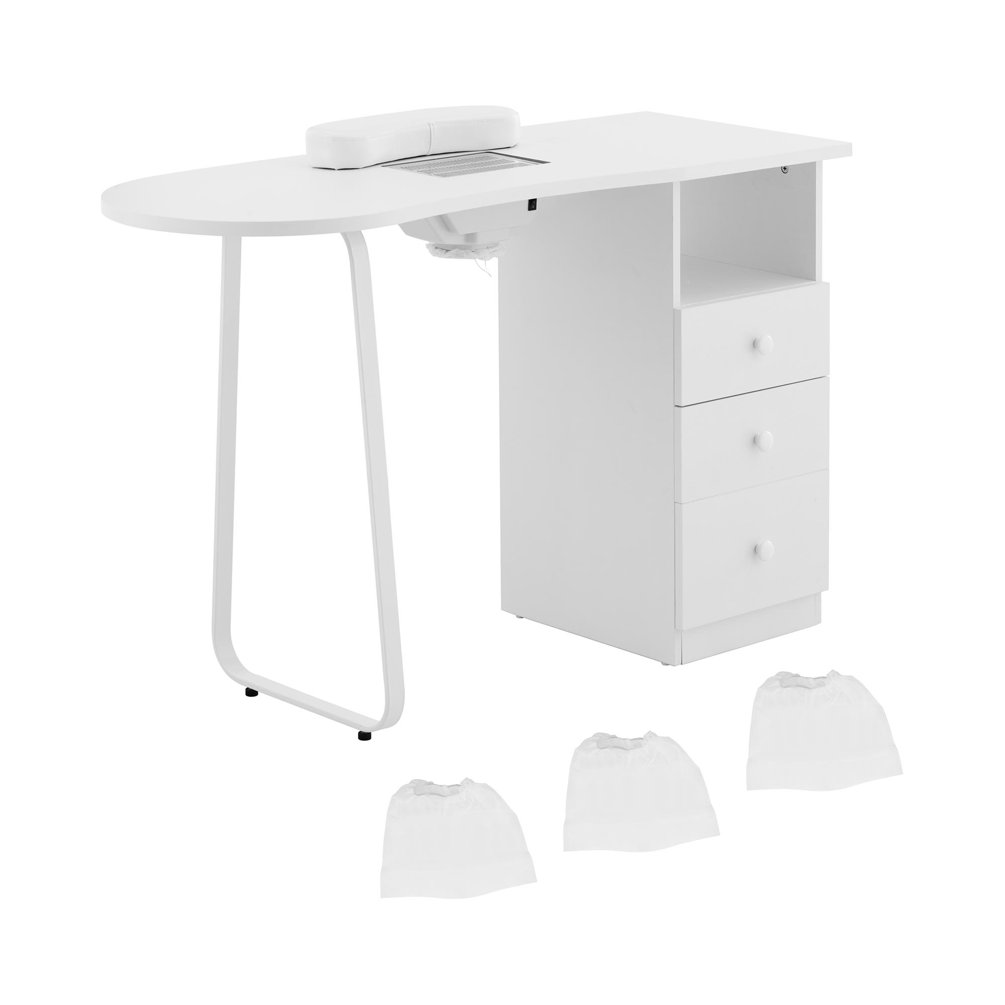 physa Nageltisch - 3 Schubladen - Absaugung