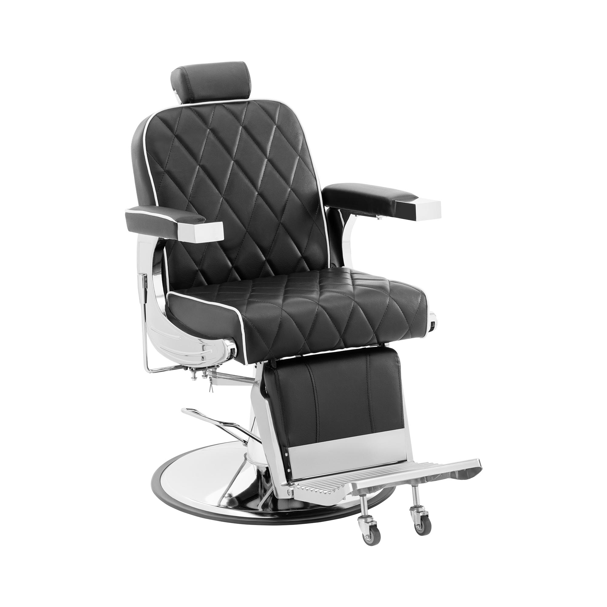 physa Friseurstuhl - Kopf- und Fußstütze - Fußstütze - 58 - 71 cm - 150 kg - neigbar - schwarz