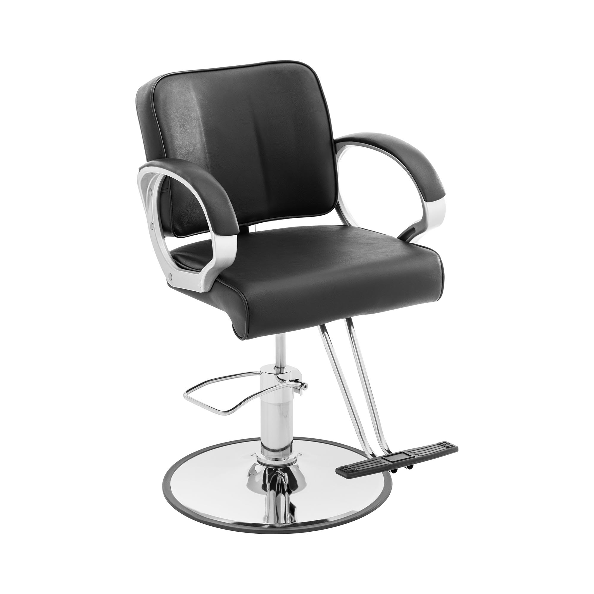 physa Friseurstuhl - T-Fußstütze - 50 - 60 cm - 180 kg - schwarz