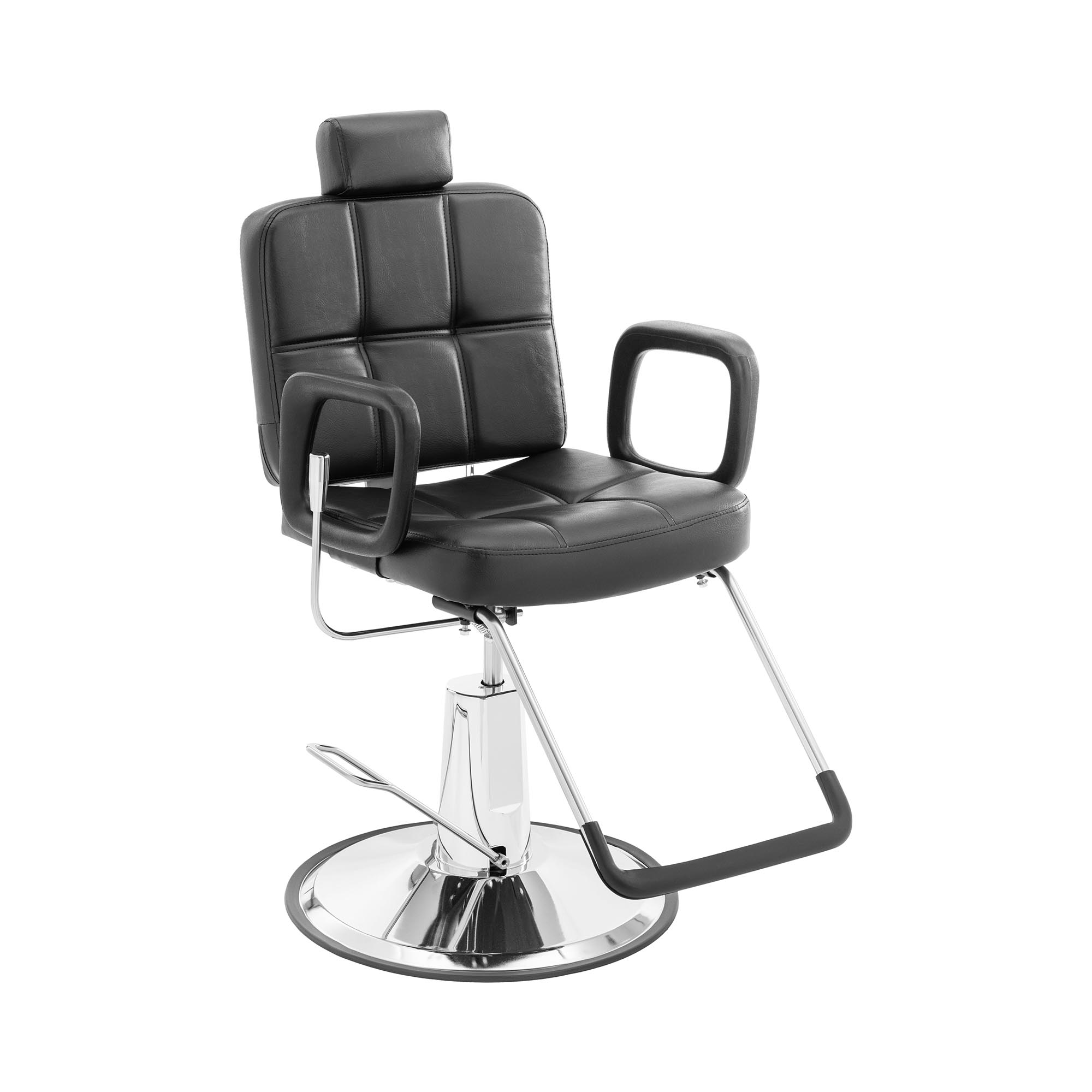 physa Friseurstuhl - Kopf- und Fußstütze - 52 - 64 cm - 150 kg - schwarz