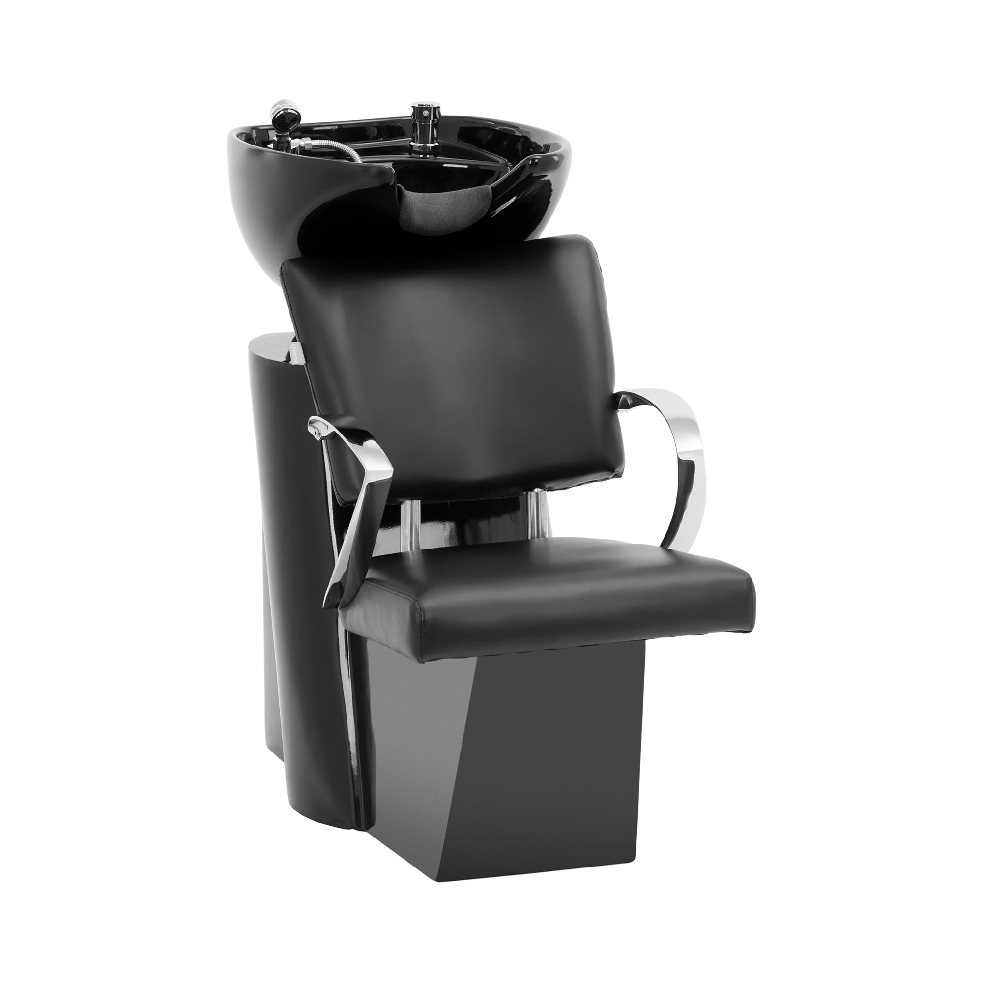 physa Friseurwaschplatz - neigbares Waschbecken mit Mischbatterie, Schlauch und Brause