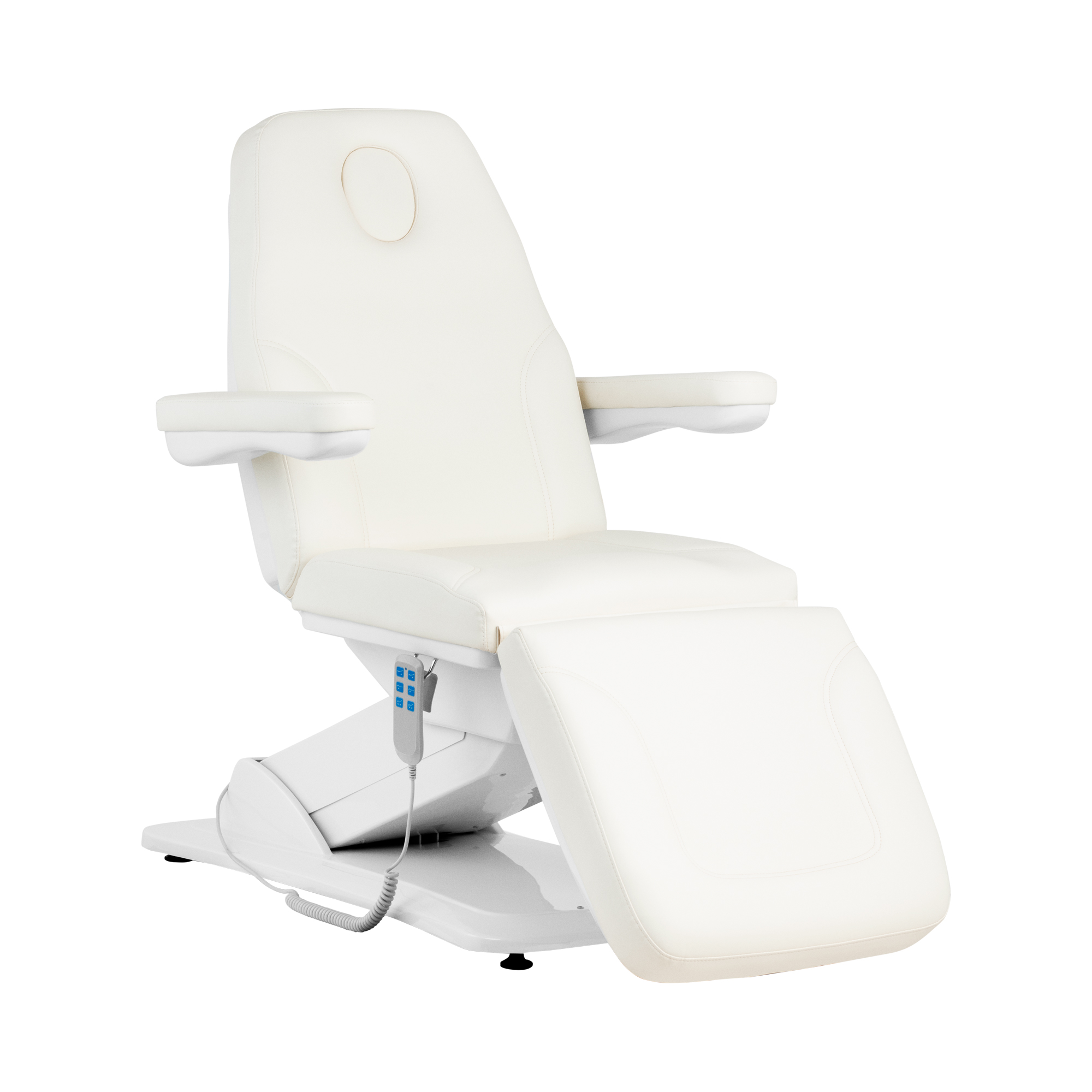 physa Elektrische Kosmetikliege - 3 Motoren - 300 W - 193 x 62 x 60 - 85 cm - 150 kg - weiß