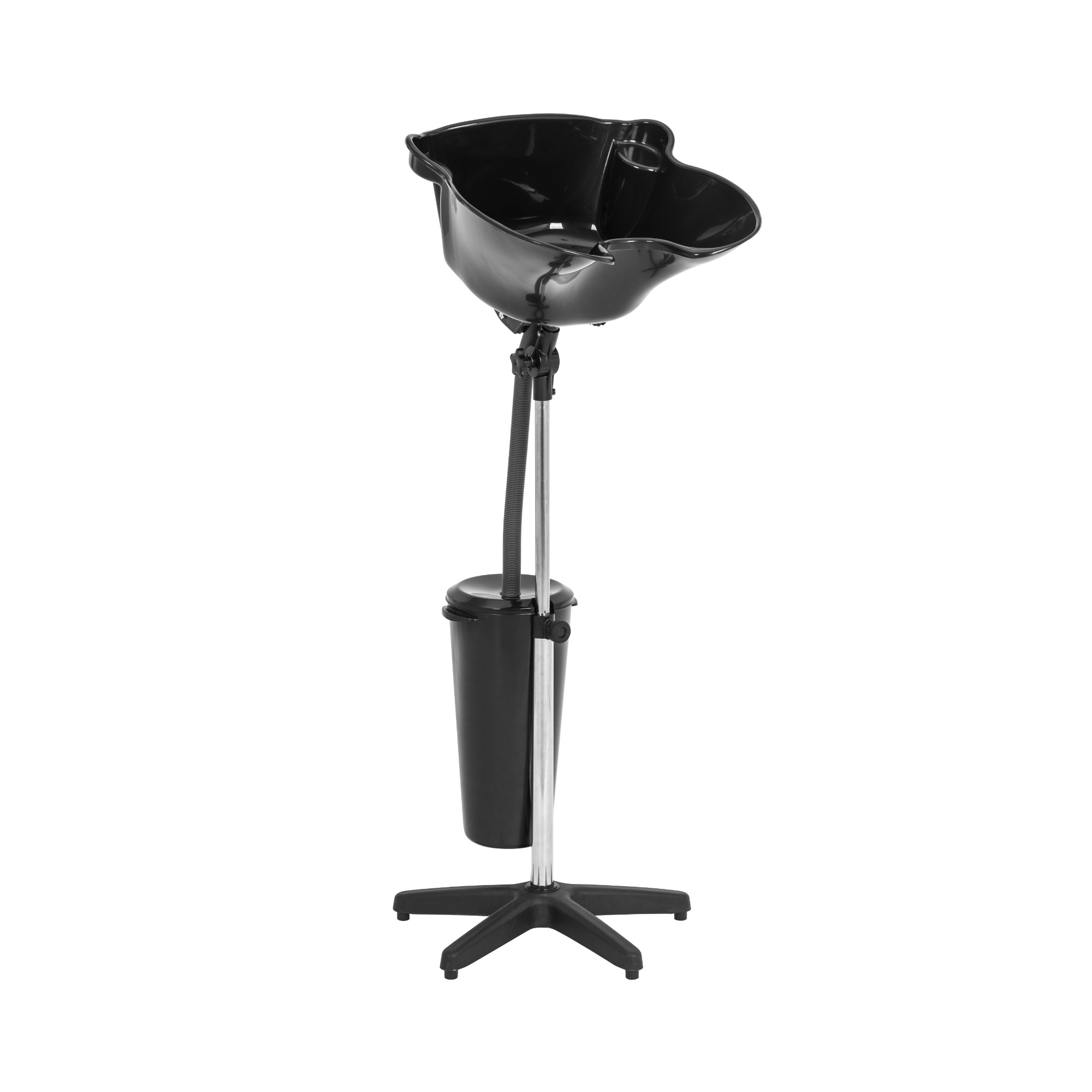 physa Mobiles Friseurwaschbecken - neigbar - mit Wassertank - schwarz